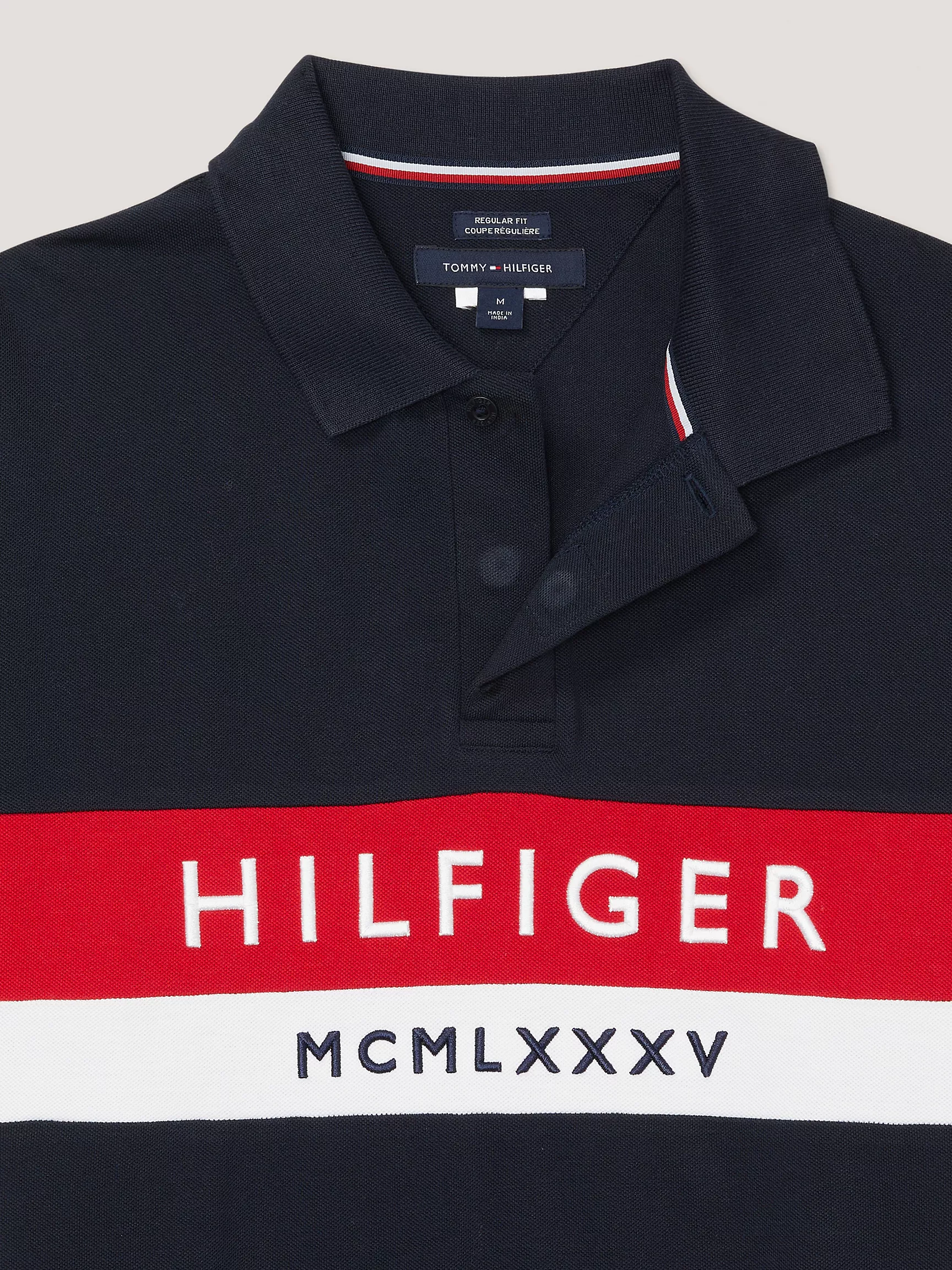 Мужское поло Tommy Hilfiger, Стандартное поло в стиле Colorblock