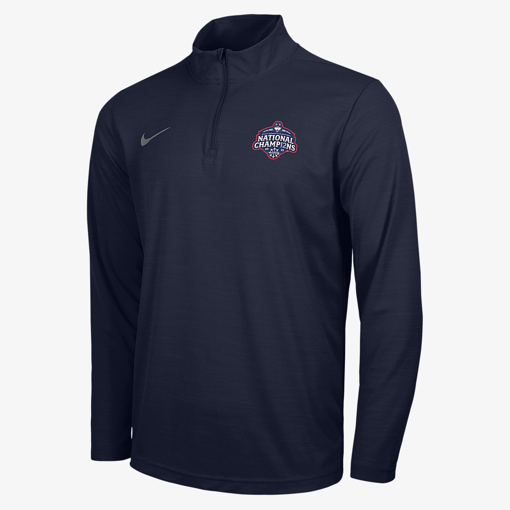 UConn (Women's Team) Men's Nike College National Champs 1/4-Zip Intensity Top