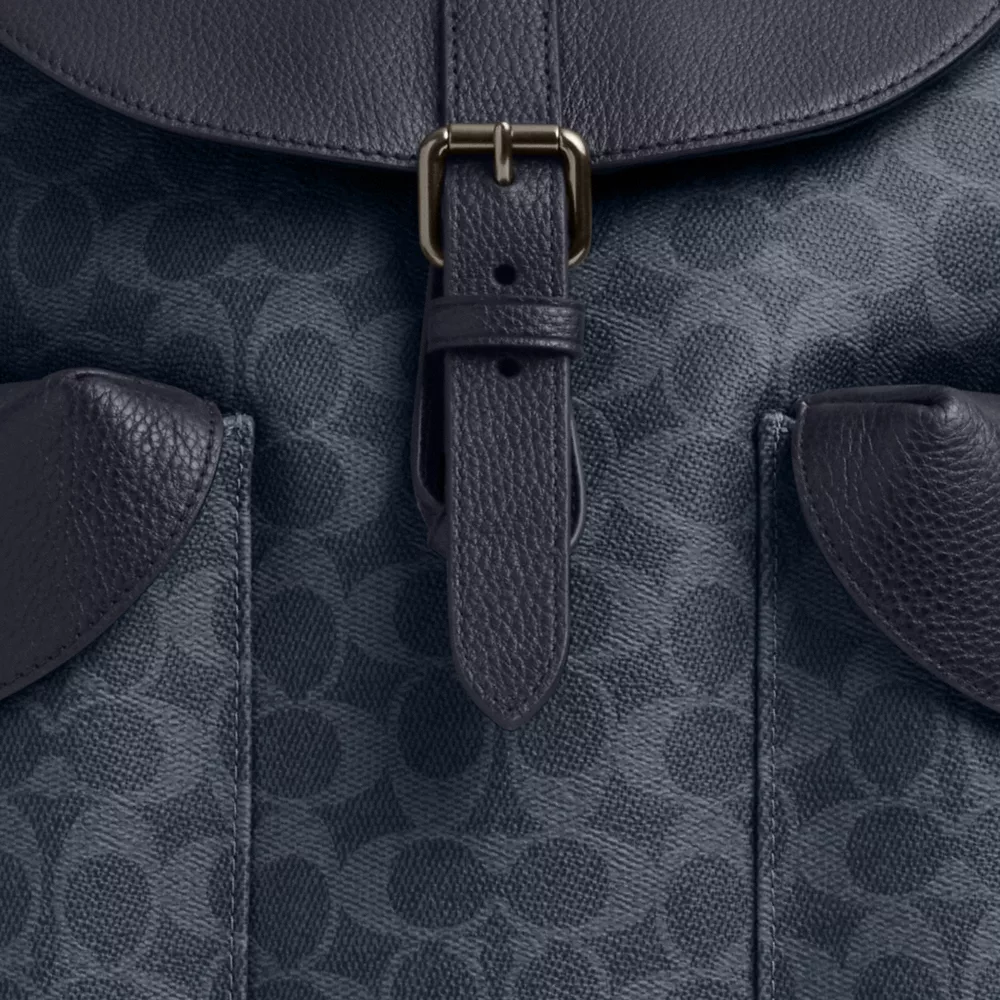 Рюкзак COACH Warner Backpack In Signature Canvas