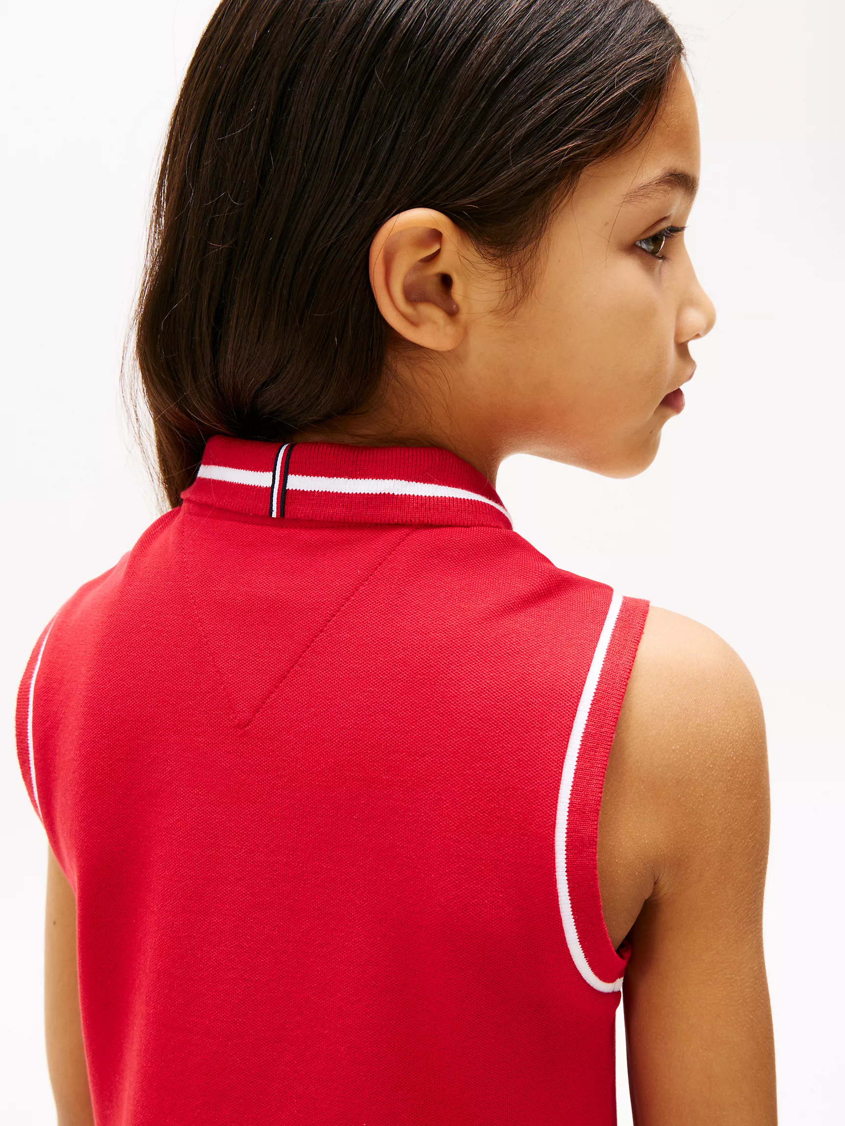 Платье для девочек Tommy Hilfiger, Детское эластичное поло-платье без рукавов