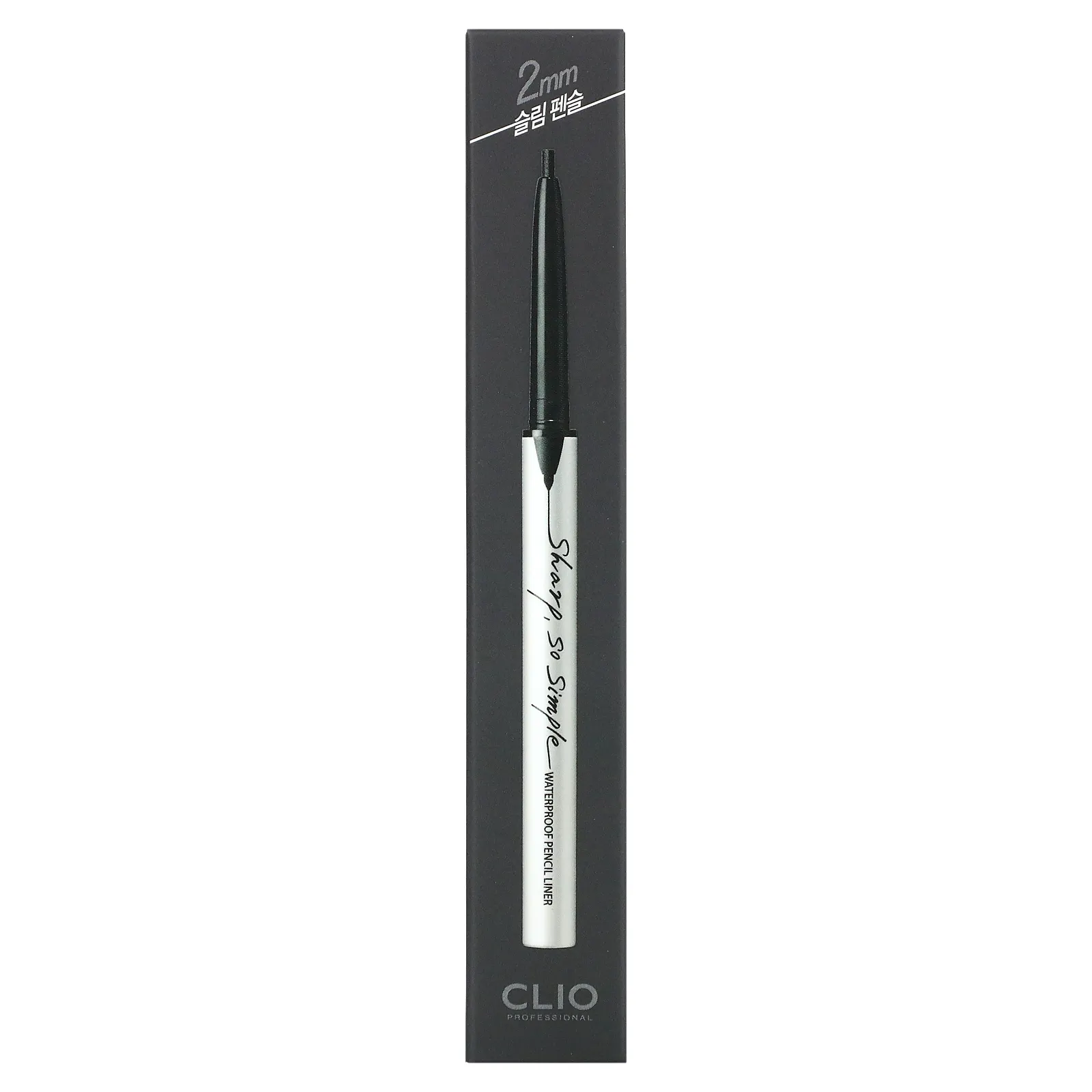 Clio, Sharp, So Simple, водостойкая подводка для карандашей, 01 черный, 0,14 г (0,004 унции)