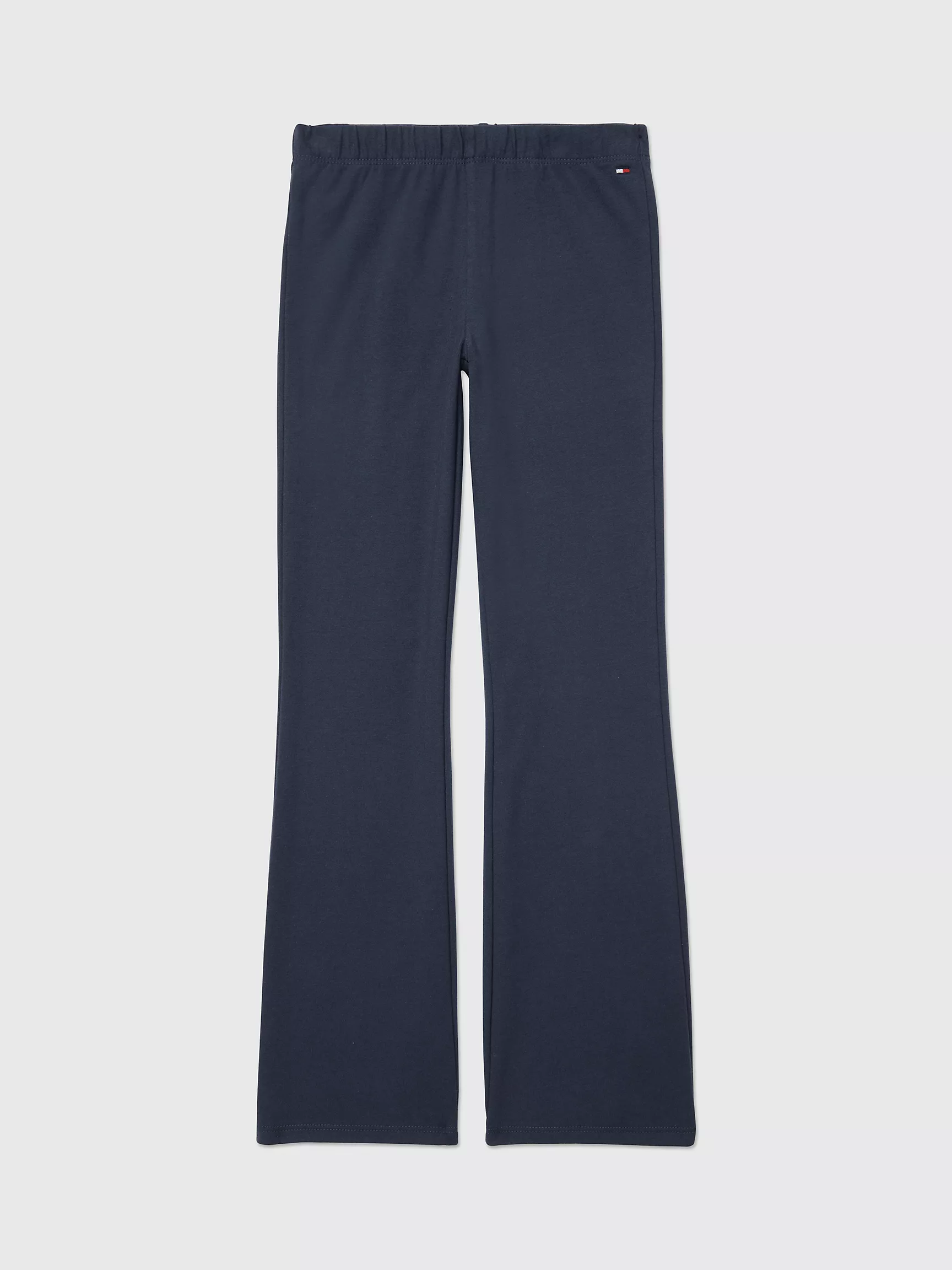 Брюки для девочек Tommy Hilfiger, Детские однотонные расклешенные леггинсы