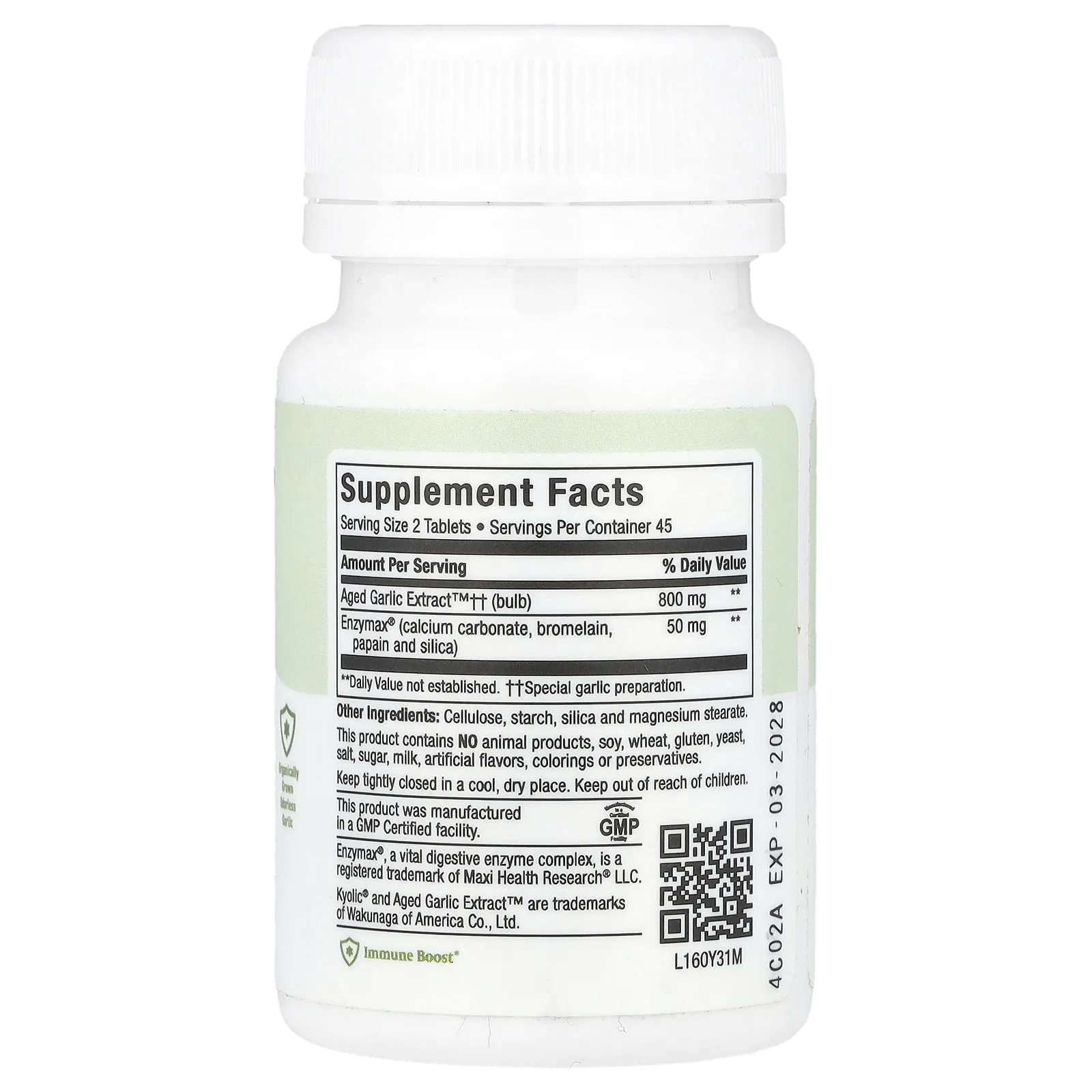 Maxi Health, Kyolic®, Aged Garlic Extract ™, 90 таблеток