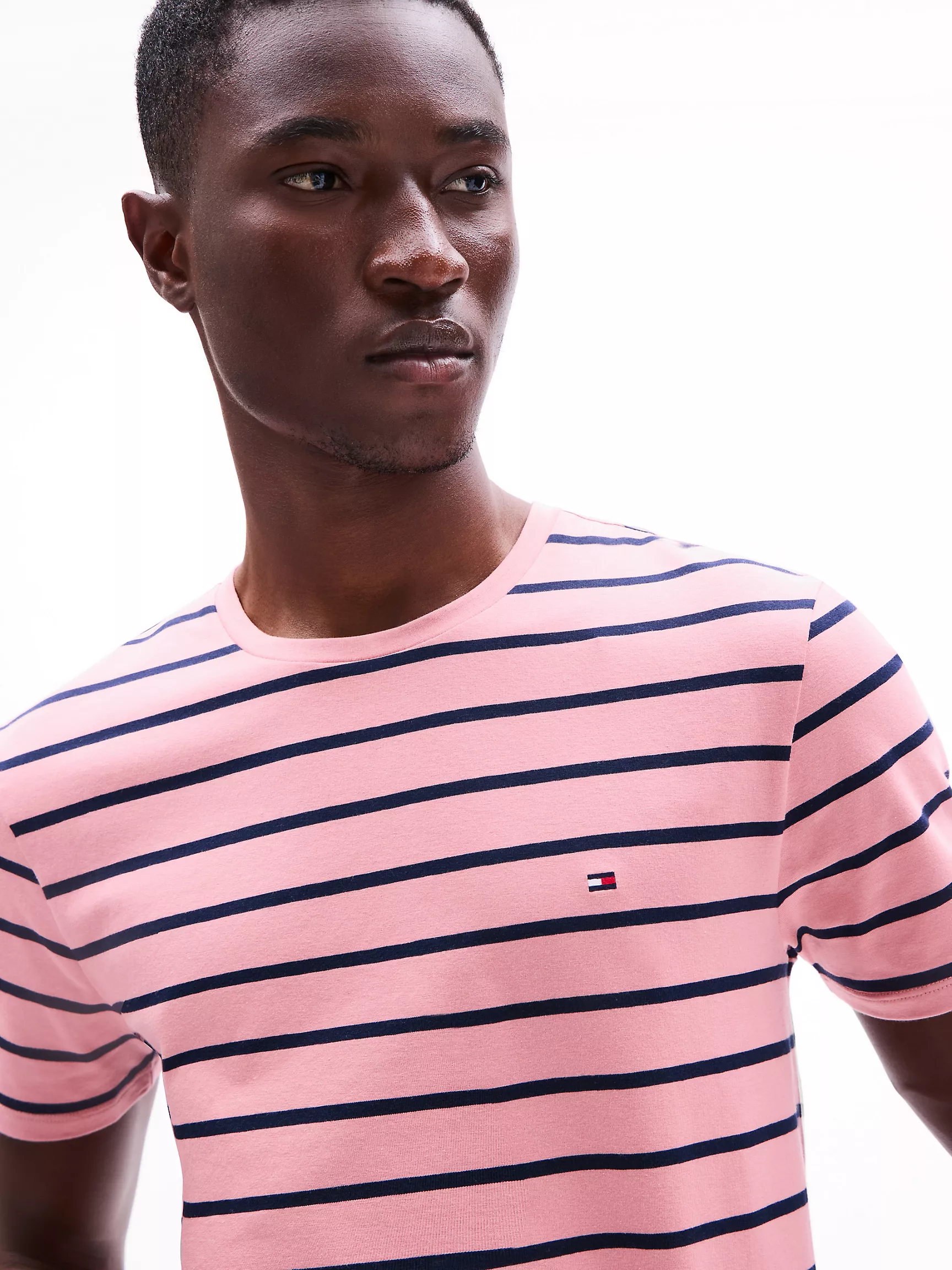 Мужская футболка Tommy Hilfiger, Эластичная футболка премиального качества сверхприталенного кроя