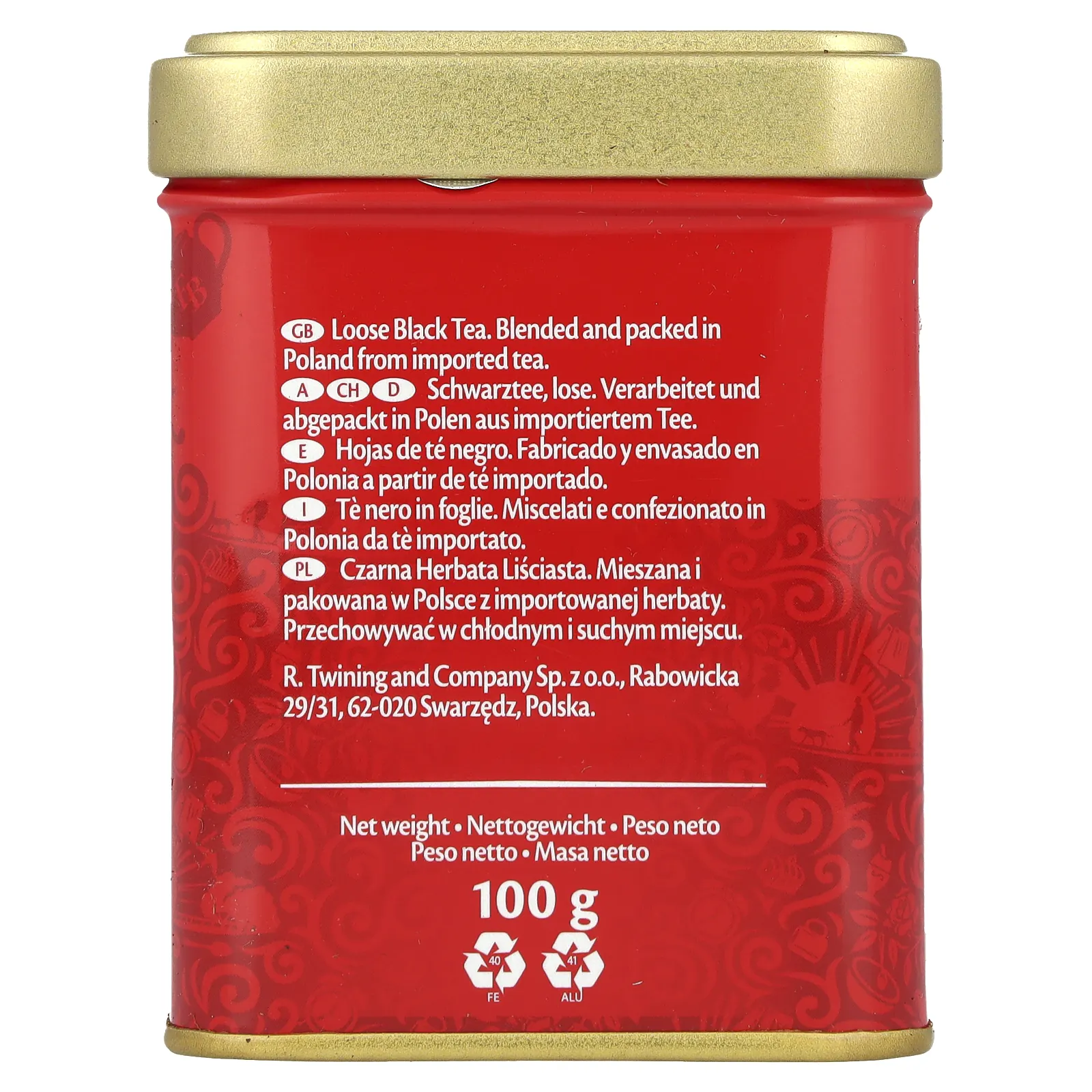 Twinings, «Английский завтрак», рассыпной чай, 100 г (3,5 унции)