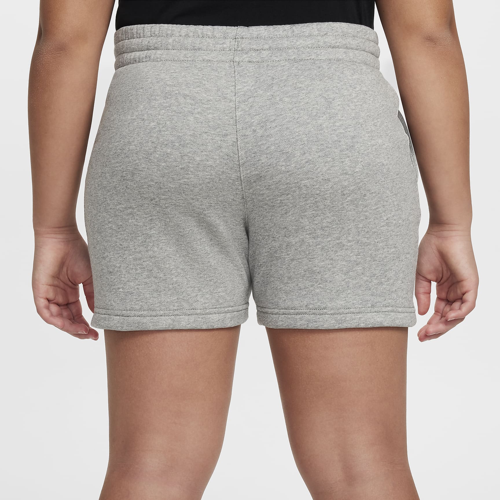 Nike Sportswear Club Fleece Big Kids' (Girls') 5" French Terry Shorts (Extended Size)