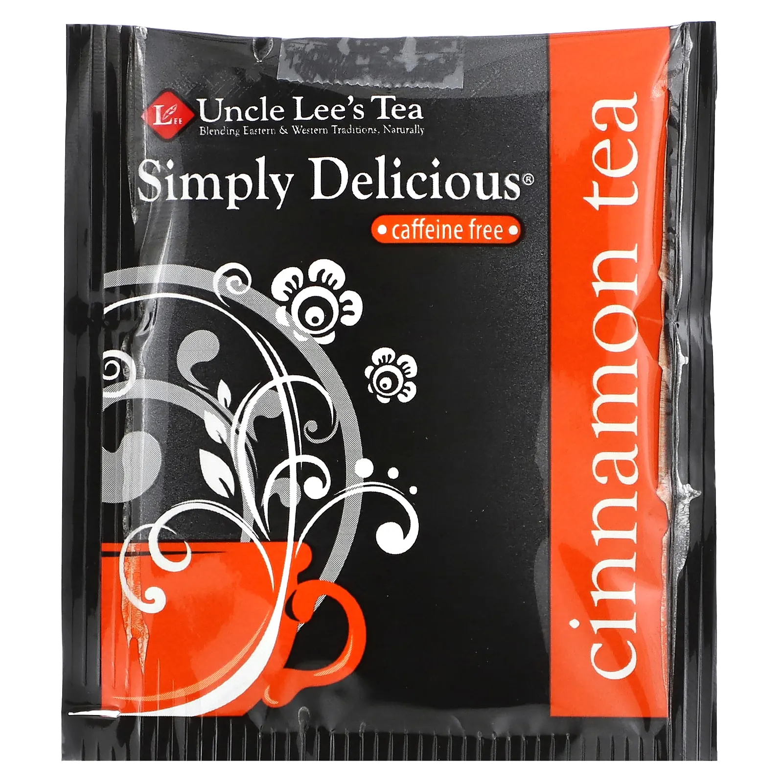 Uncle Lee's Tea, Simply Delicious, чай с корицей, без кофеина, 18 чайных пакетиков, 32,4 г (1,14 унции)