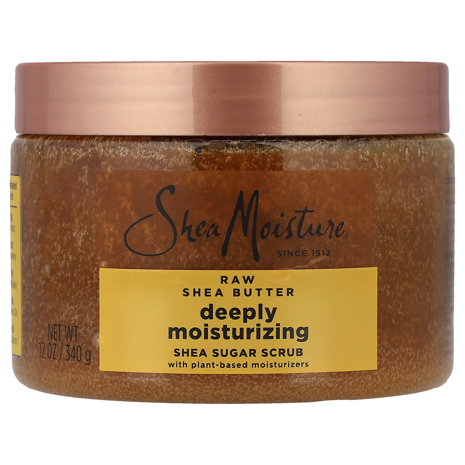 SheaMoisture, скраб с сахаром ши, глубокое увлажнение, необработанное масло ши, 340 г (12 унций)