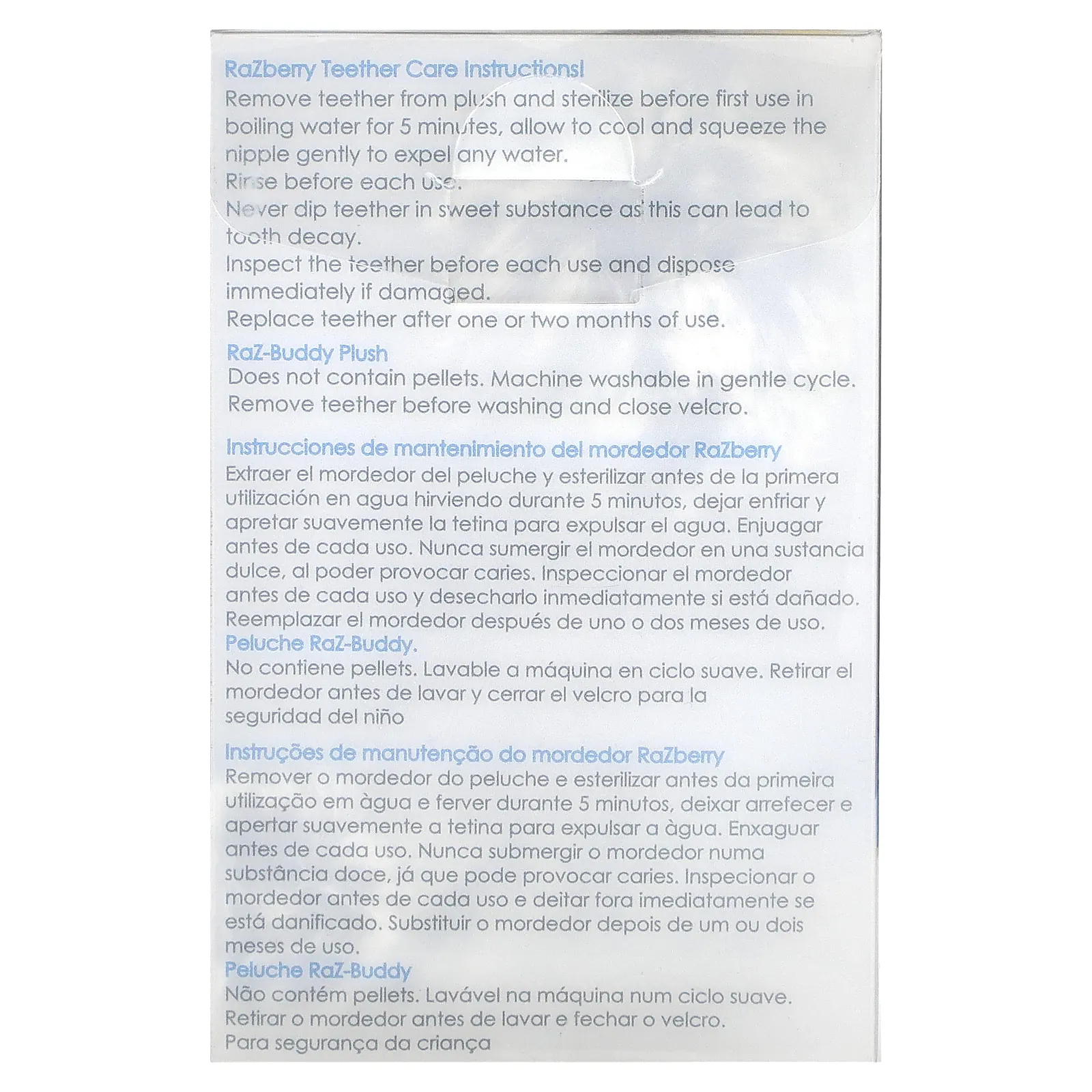 RaZbaby, RaZ-Buddy, набор для прорезывания зубов, для детей от 0 месяцев, пингвин, 1 шт.