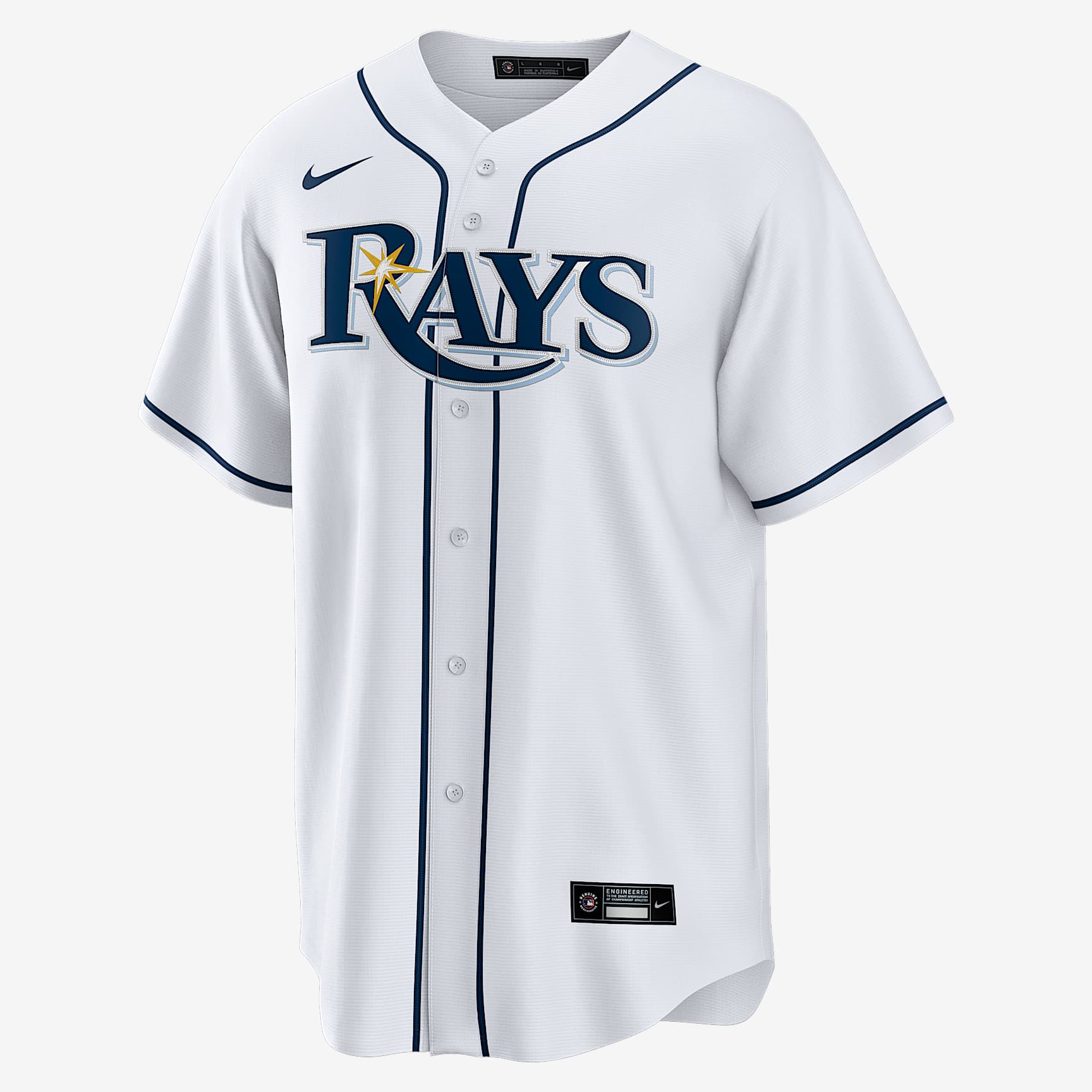 Junior Caminero Tampa Bay Rays Men's Nike MLB Replica Jersey