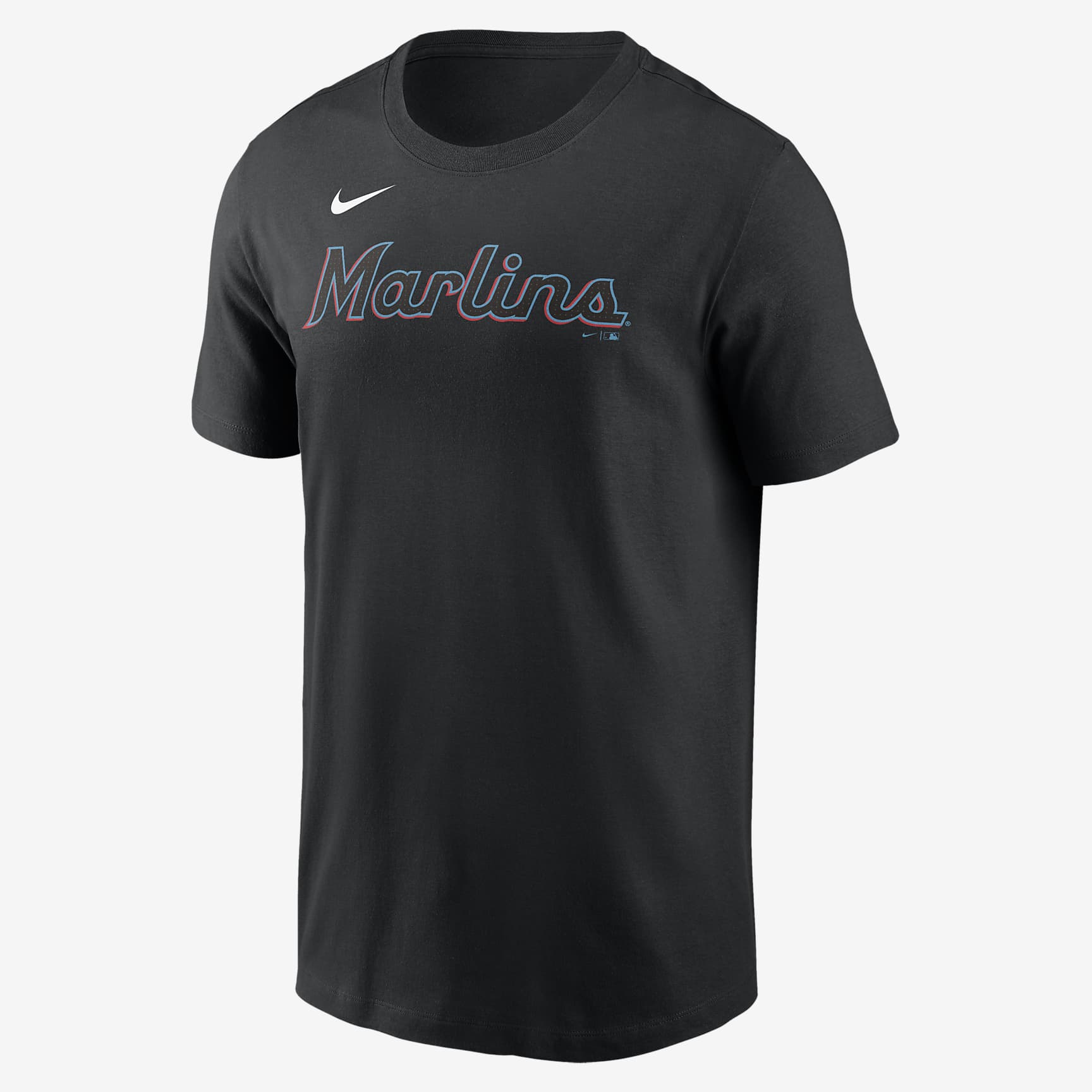 Miami Marlins Fuse Wordmark Men's Nike MLB T-Shirt