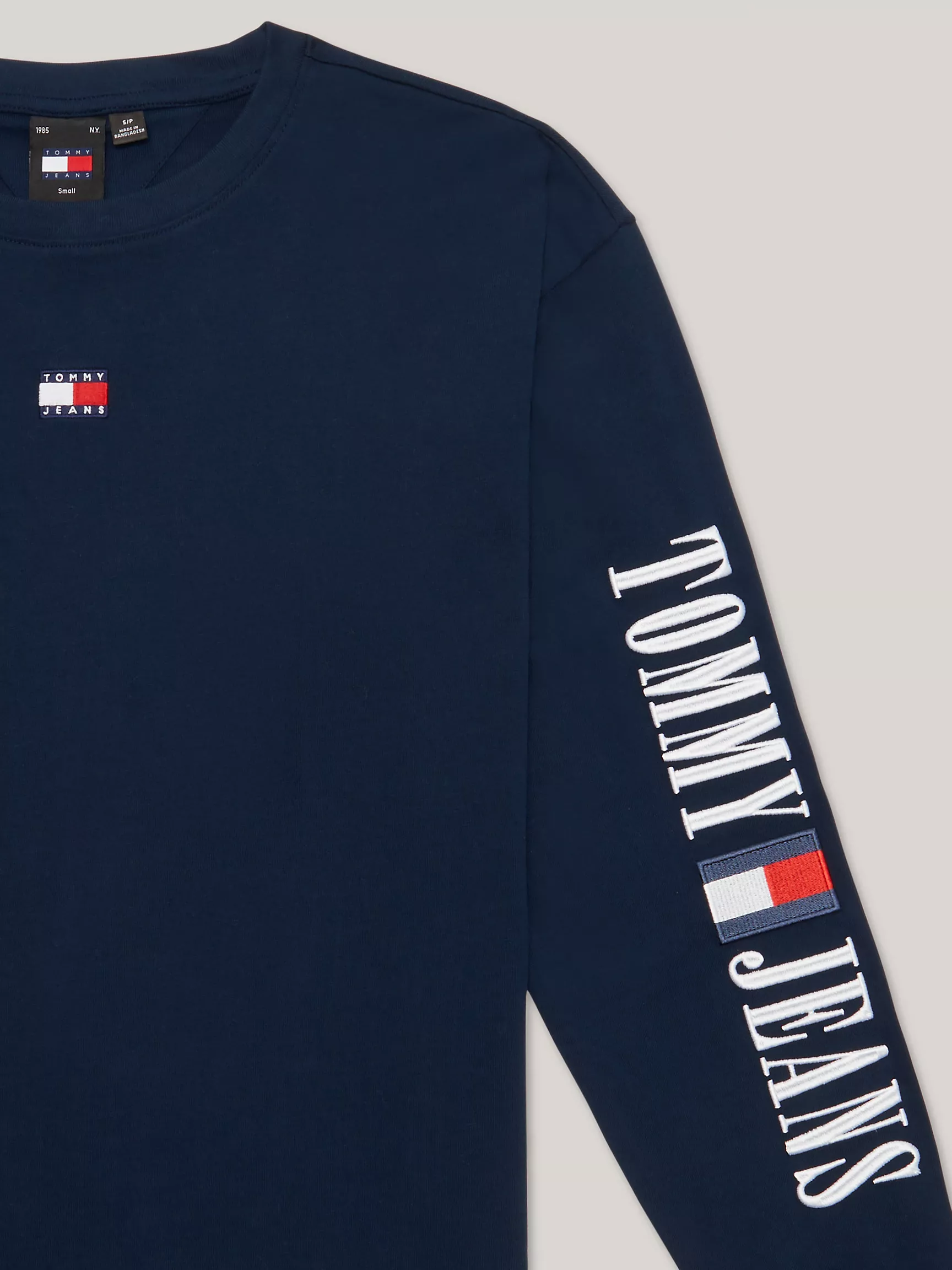 Женская футболка Tommy Hilfiger, Футболка с длинным рукавом и архивным логотипом