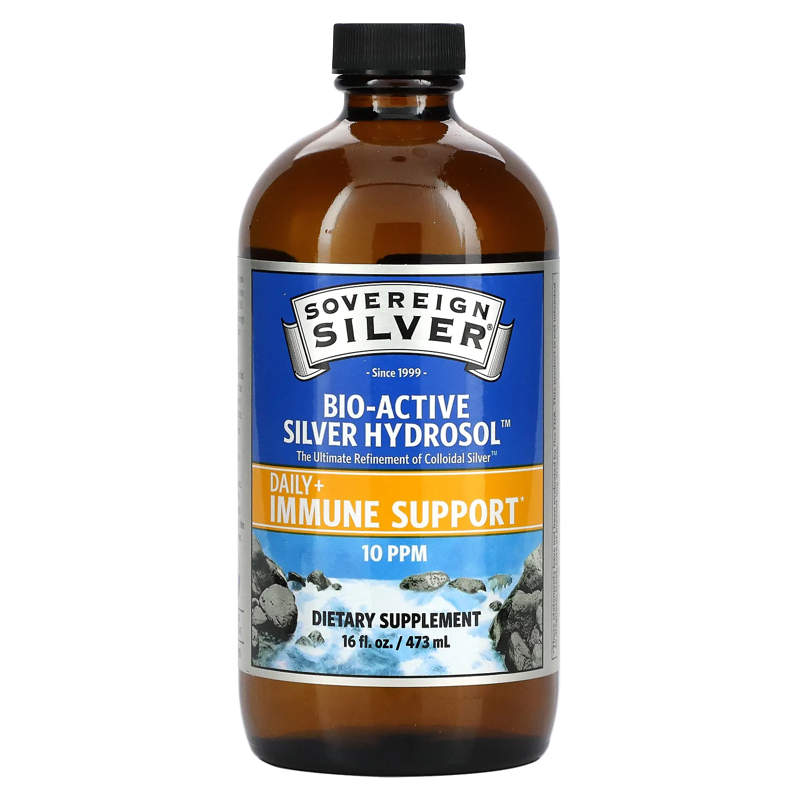 Sovereign Silver, Bio-Active Silver Hydrosol, 10 мкг/мл, 473 мл (16 жидк. унций)