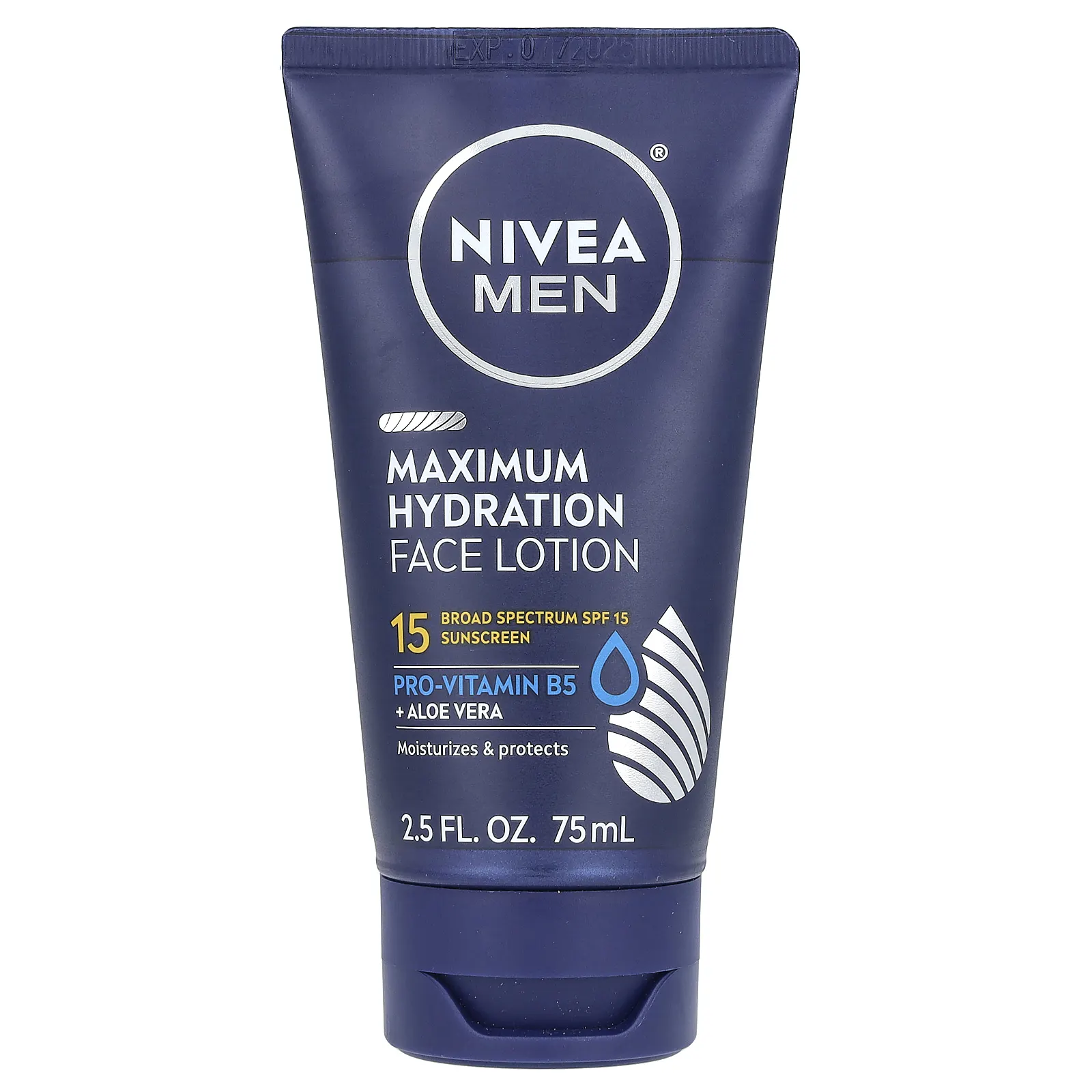 Nivea, Для мужчин, лосьон для максимального увлажнения лица, SPF 15, 75 мл (2,5 жидк. Унции)