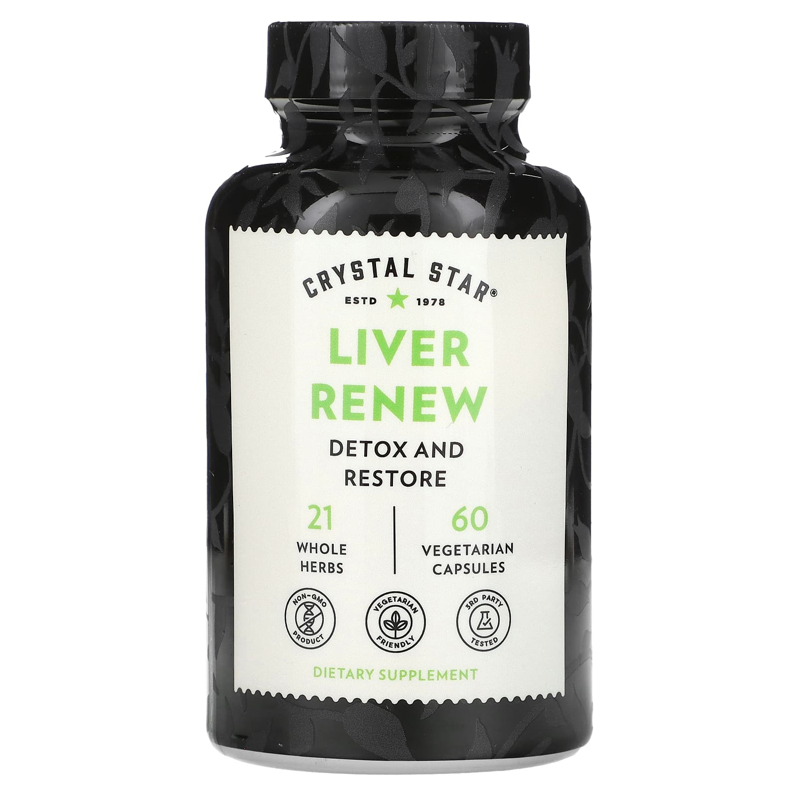 Crystal Star, Liver Renew, 60 вегетарианских капсул