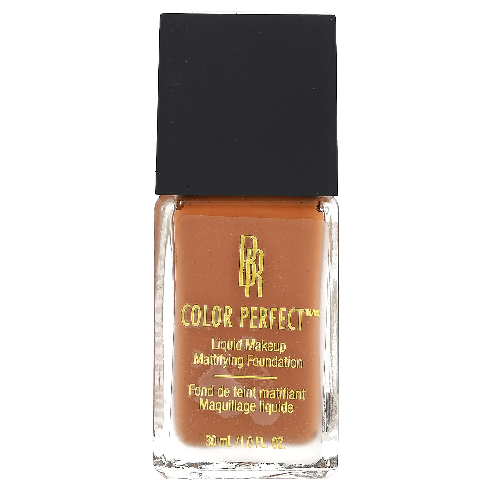 Black Radiance, Color Perfect, жидкий матирующий тональный крем, 8414 брауни, 30 мл (1 жидк. унция)