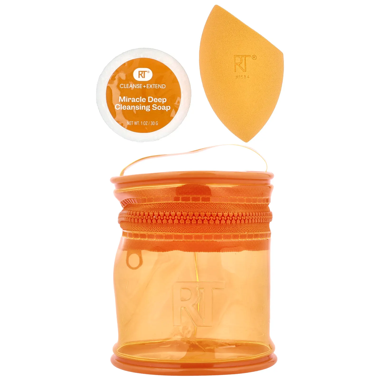 Real Techniques, Miracle Blend и очищающий набор, 3 продукта