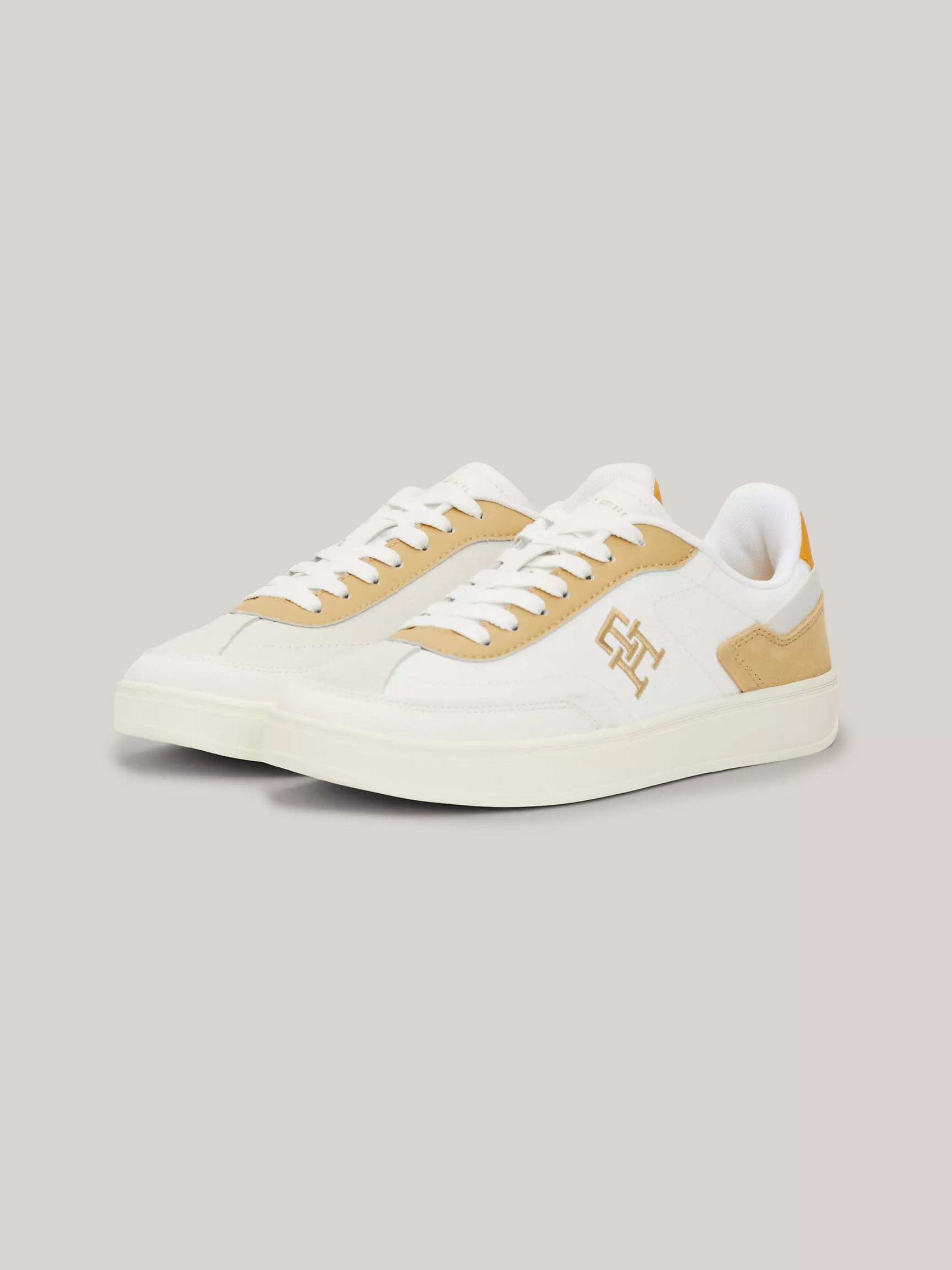 Женские кроссовки Tommy Hilfiger, Кеды с логотипом TH из разных текстурных материалов