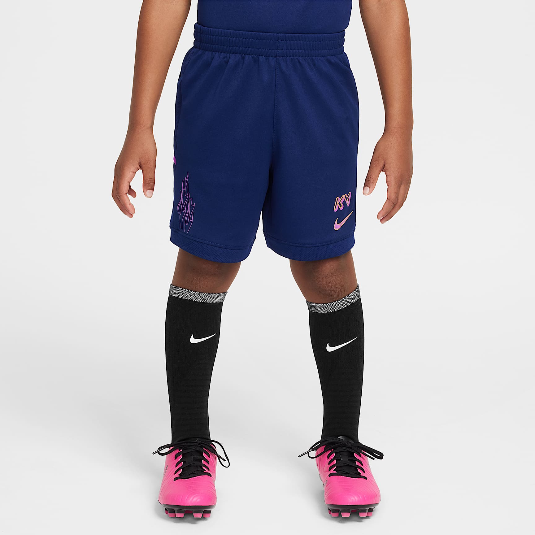Nike Dri-FIT Kylian Mbappé Little Kids' ACD25 Short Sleeve Top and Shorts Set