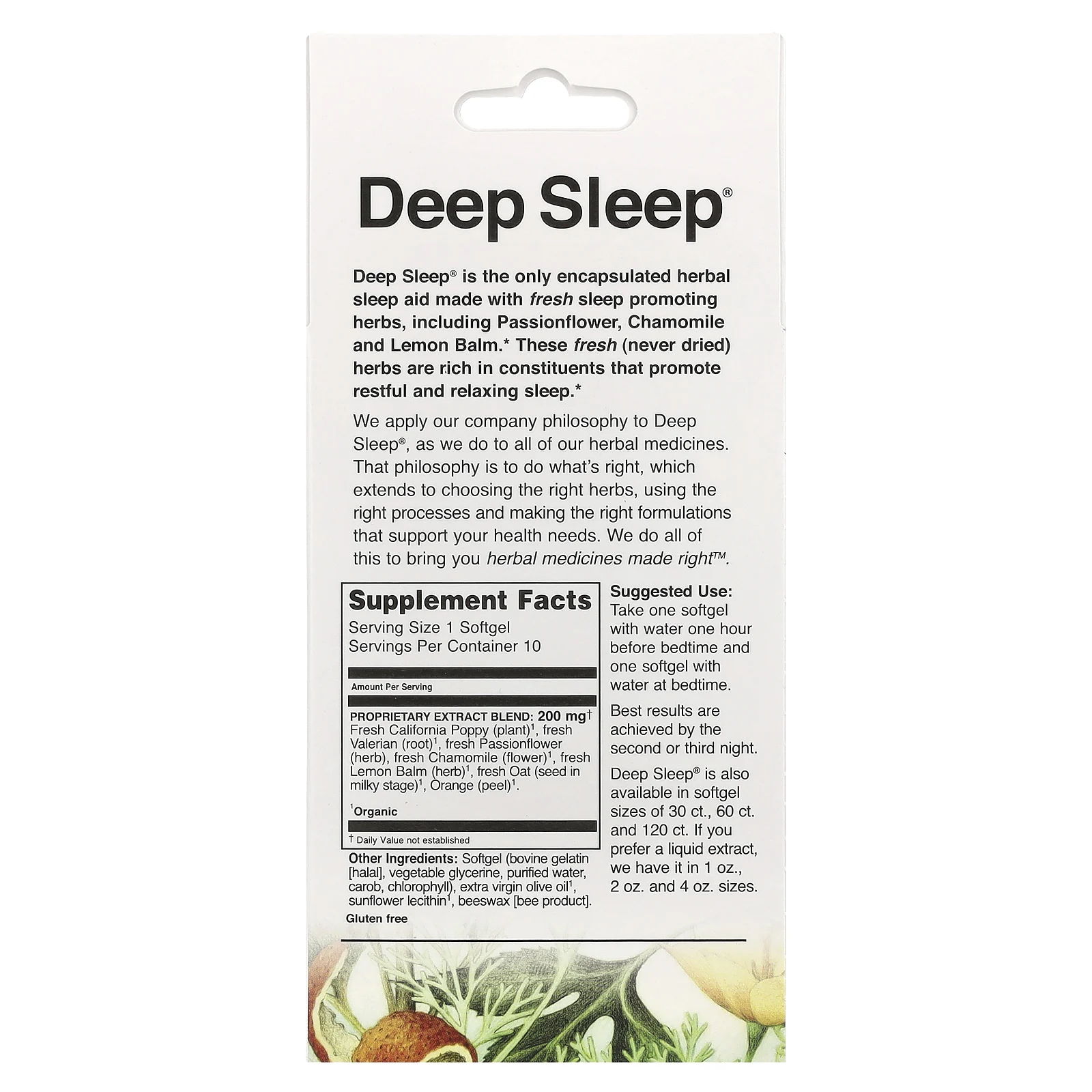 Herbs Etc., Deep Sleep®, 10 мягких таблеток