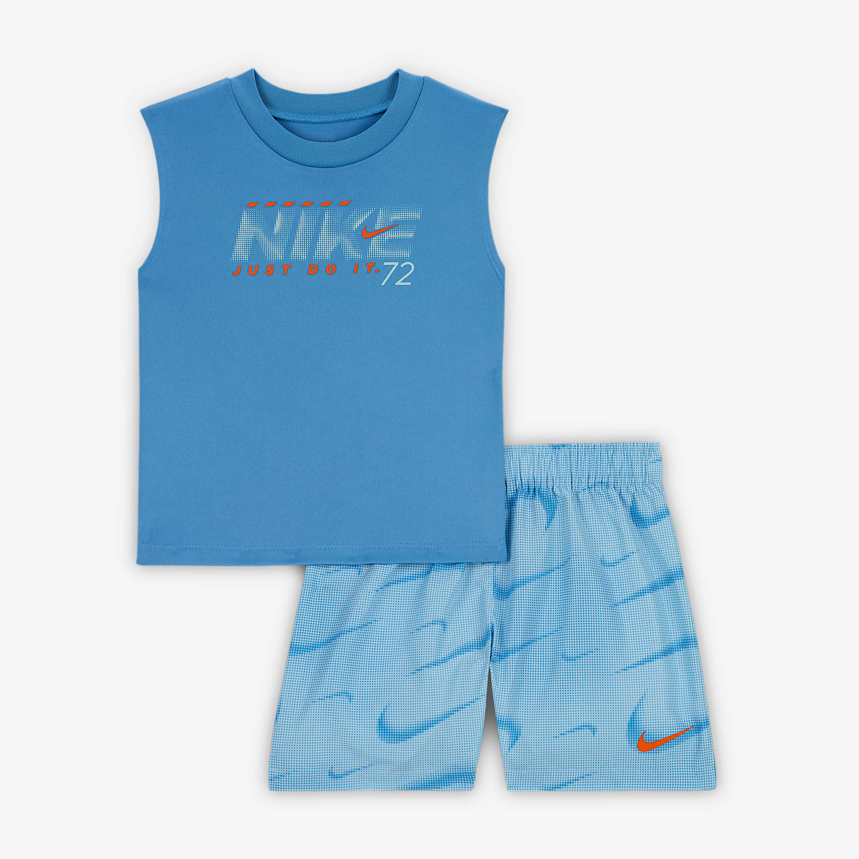 Nike Dri-FIT Baby (12-24M) Rhythm Printed 2-Piece Shorts Set