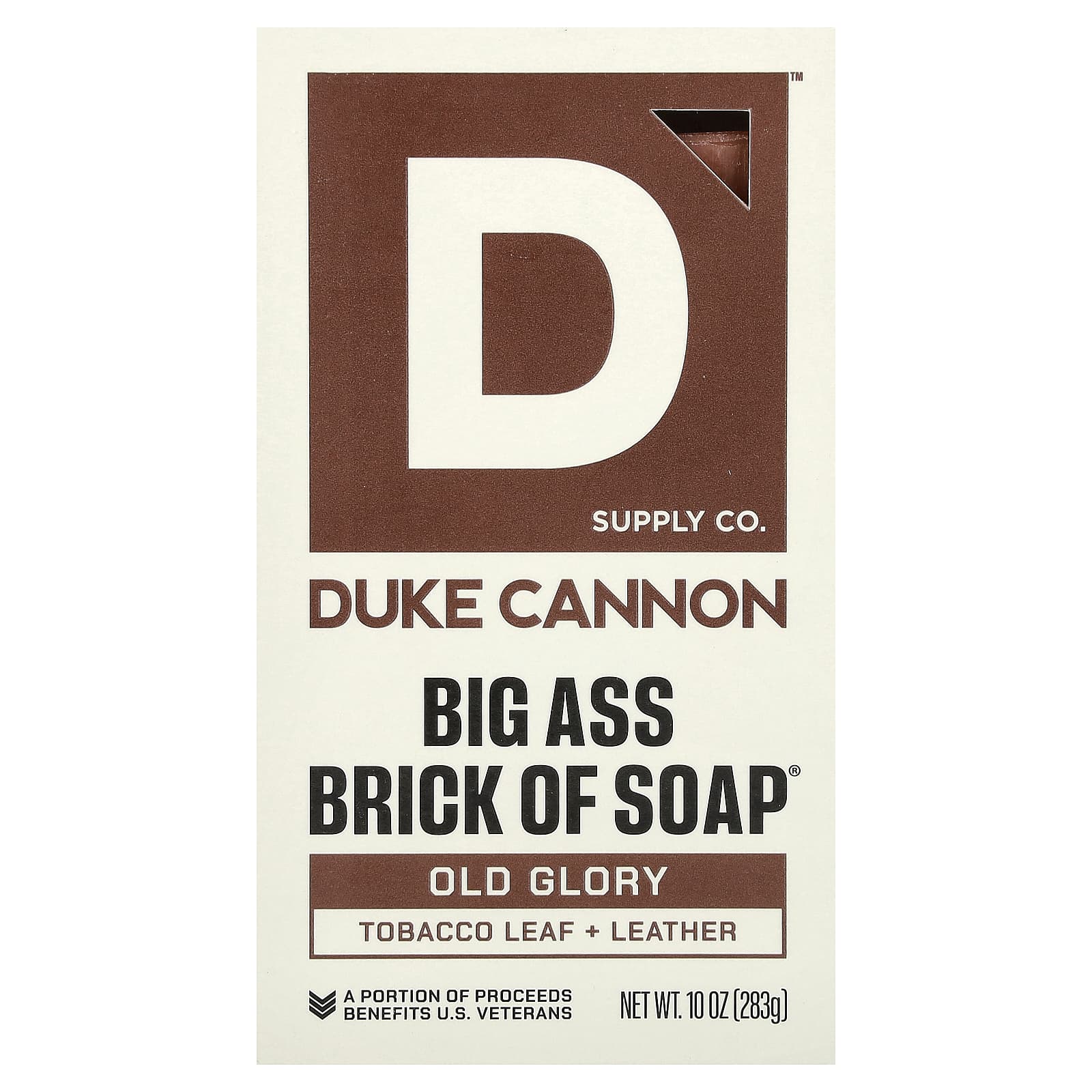 Duke Cannon Supply Co., Big Brick Of Bar Soap®, Old Glory, 283 г (10 унций)