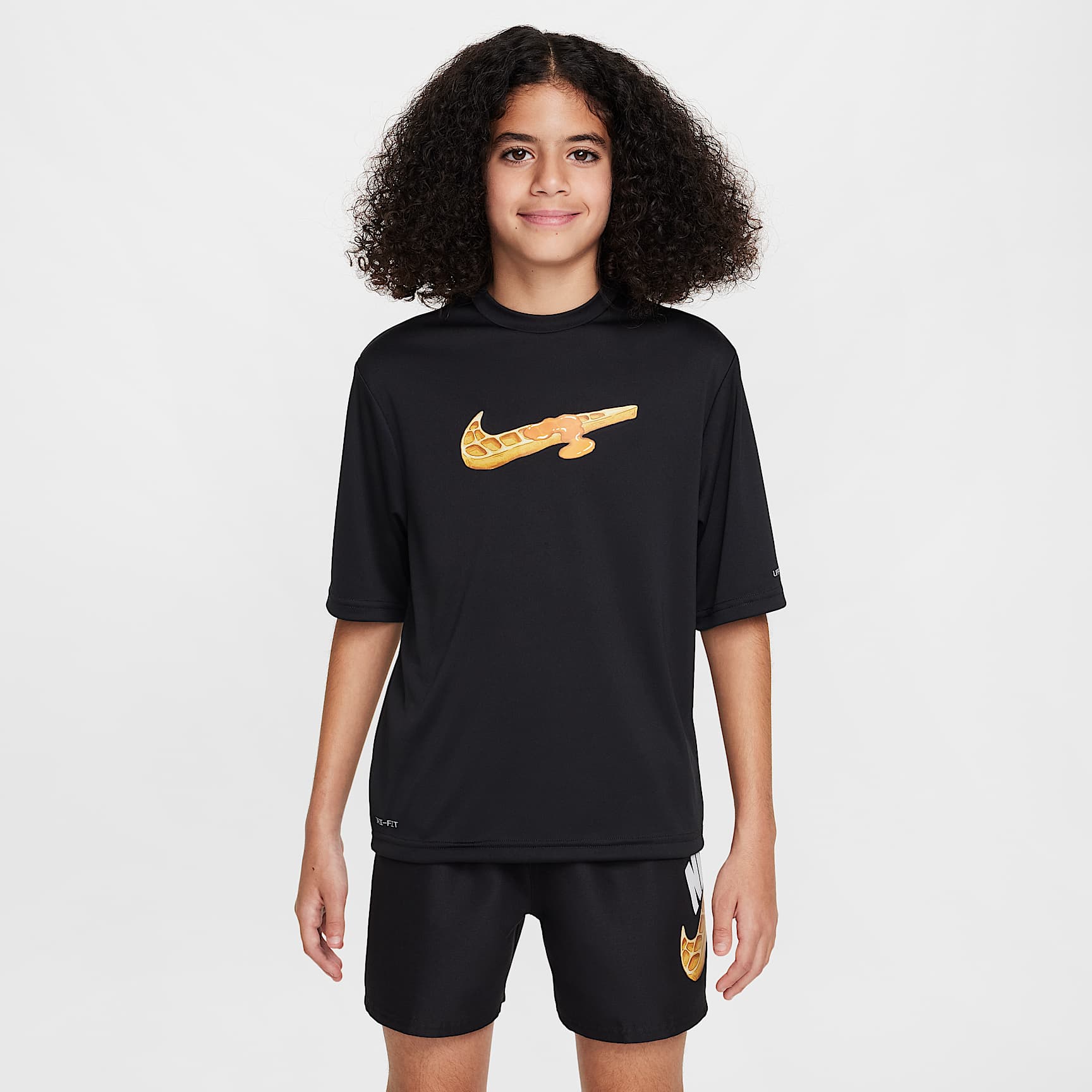 Nike Swim Hydroguard Big Kids' (Boys') Dri-FIT Short-Sleeve Top