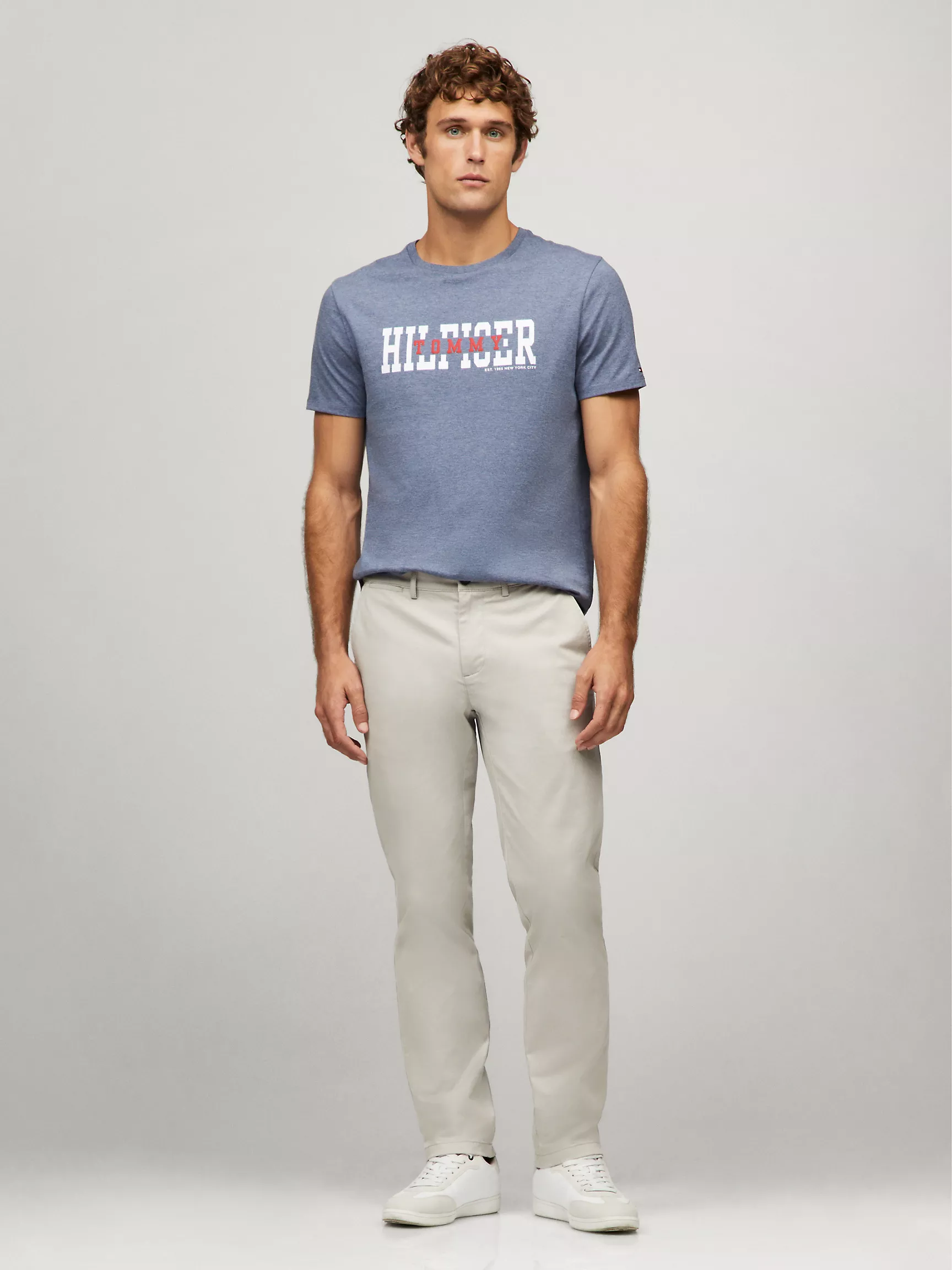 Мужская футболка Tommy Hilfiger, Футболка Tommy с университетским логотипом