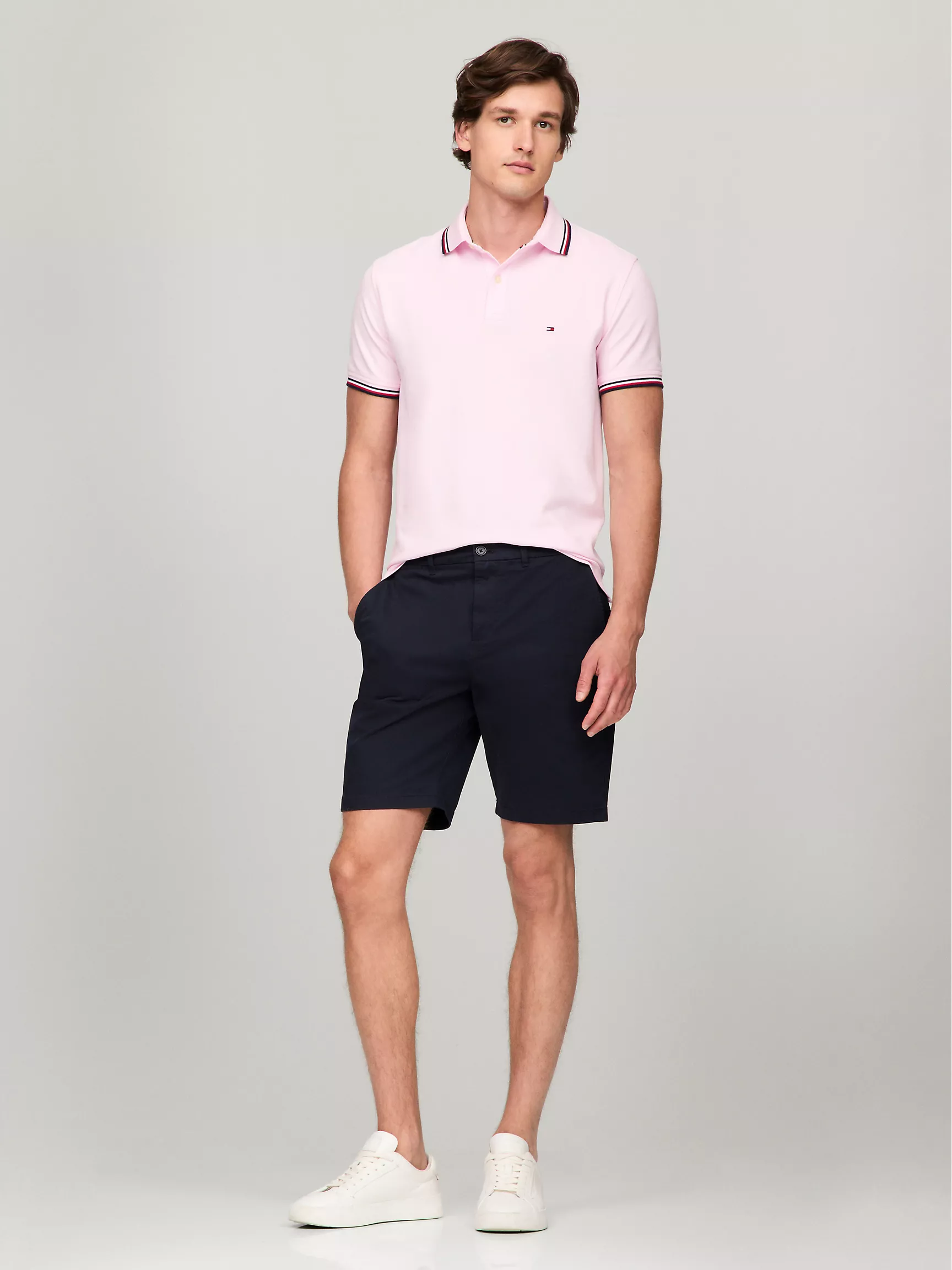 Мужское поло Tommy Hilfiger, Влагоотводящее поло Tommy стандартного кроя