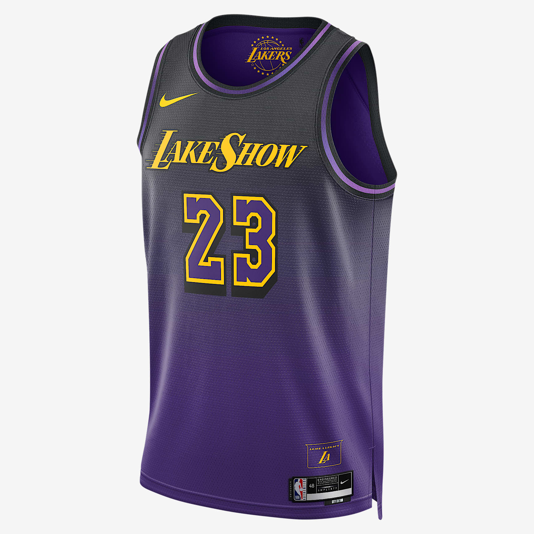 LeBron James Los Angeles Lakers 2024/25 City Edition Men's Nike Dri-FIT NBA Swingman Jersey