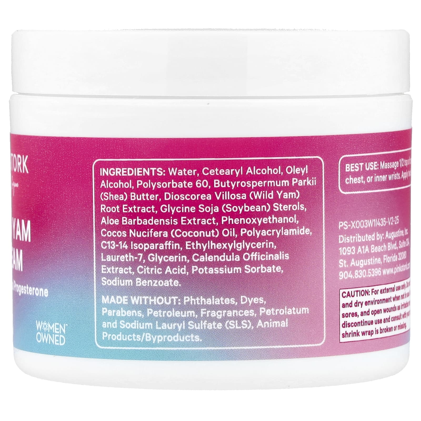 Pink Stork, крем из дикого ямса, 120 мл (4 жидк. унции)