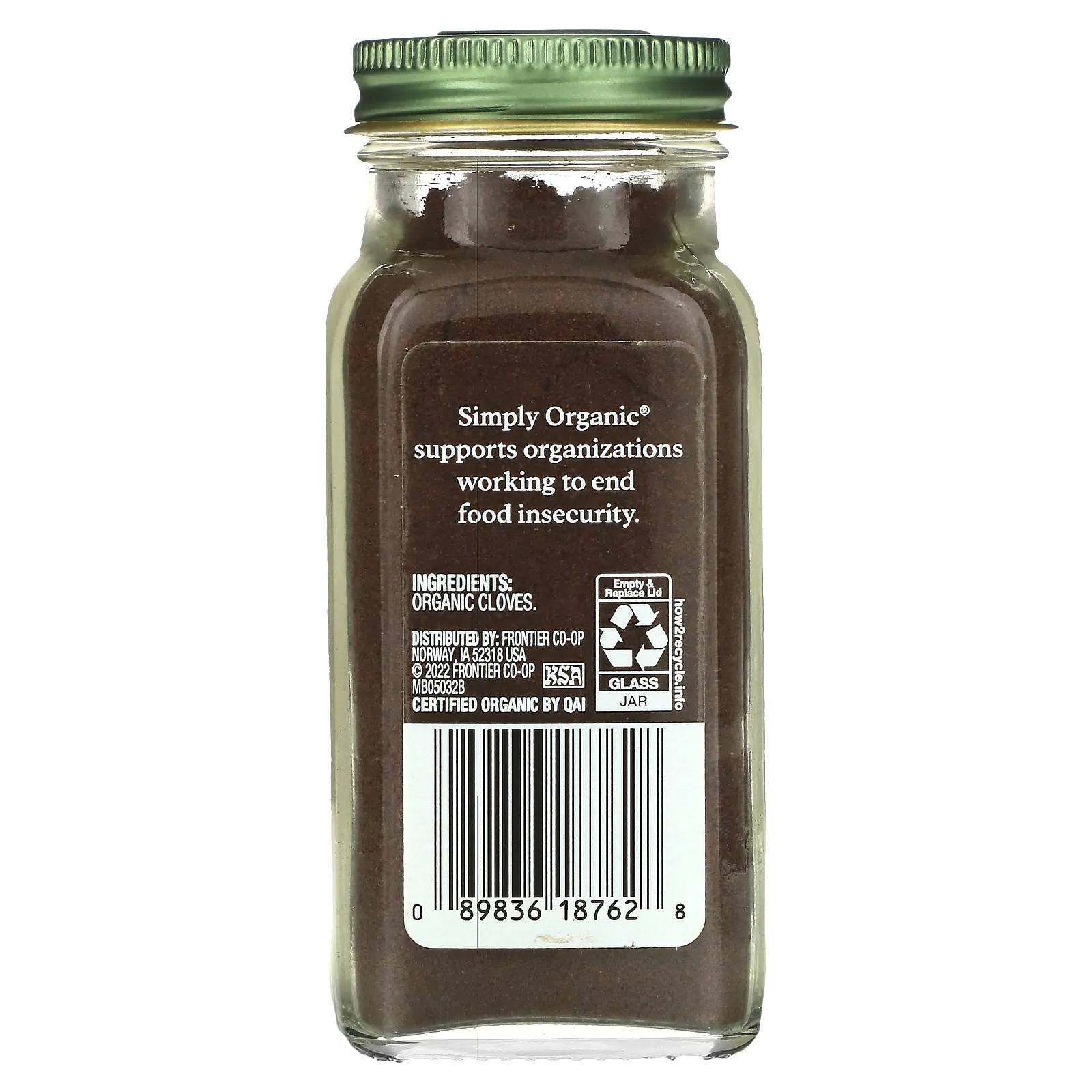 Simply Organic, Молотая гвоздика, 2,82 унций (80 г)