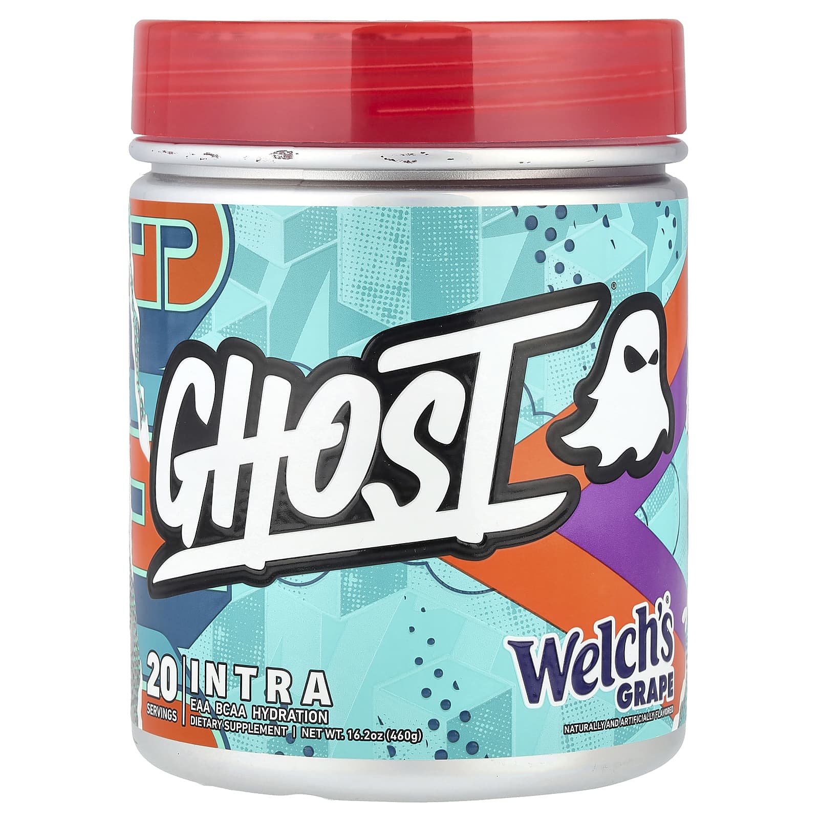 Ghost, Intra, виноград Welch's®, 460 г (16,2 унции)