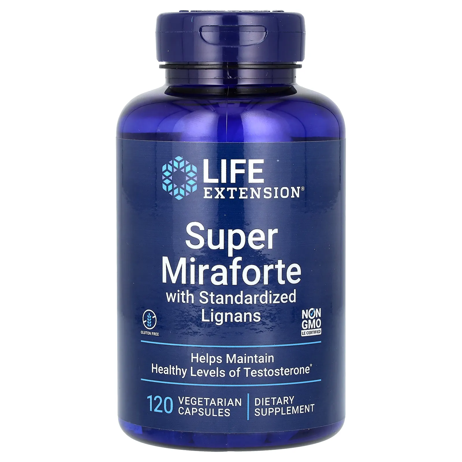 Life Extension, Super Miraforte со стандартизированными лигнанами, 120 вегетарианских капсул