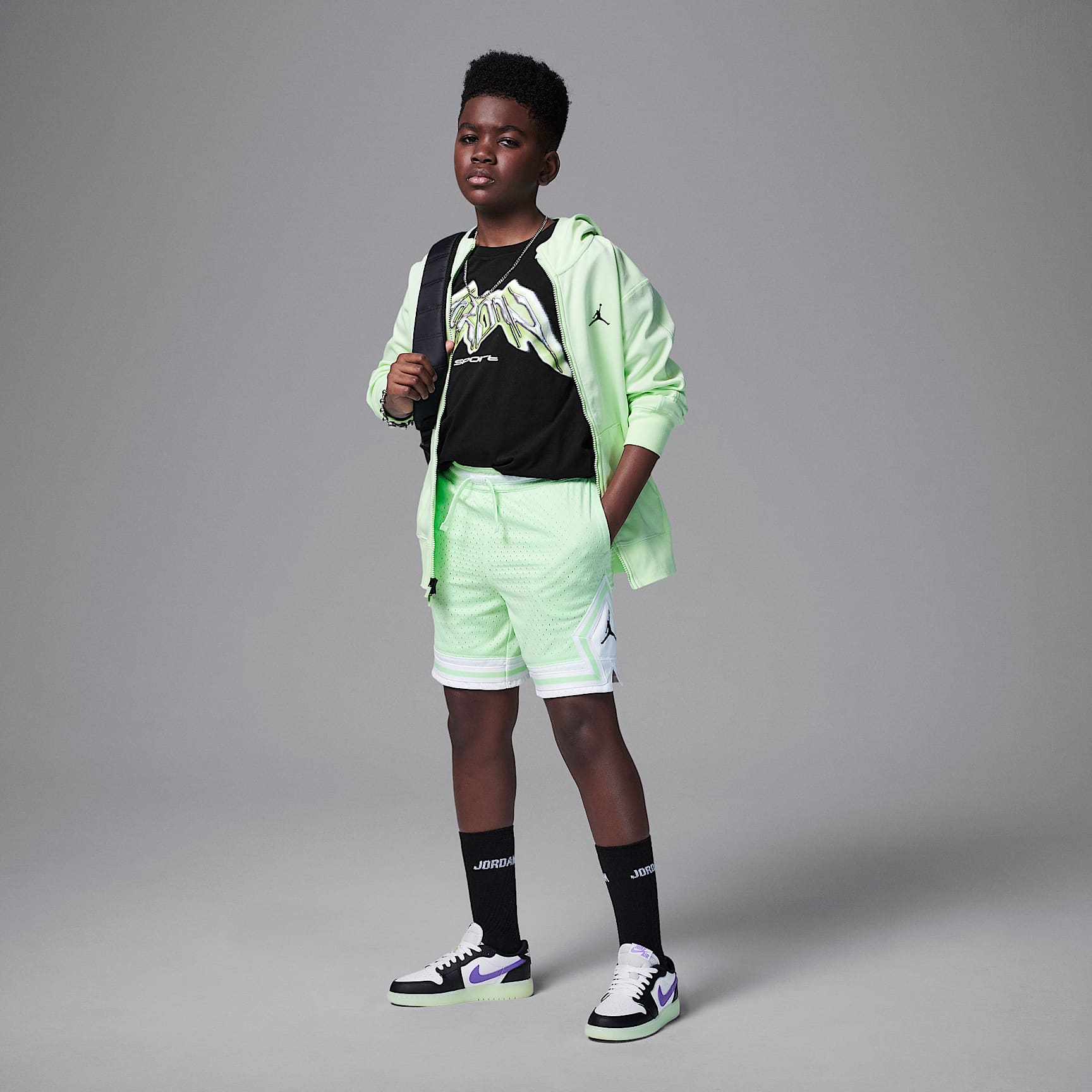 Jordan Sport Big Kids' Dri-FIT Diamond Shorts