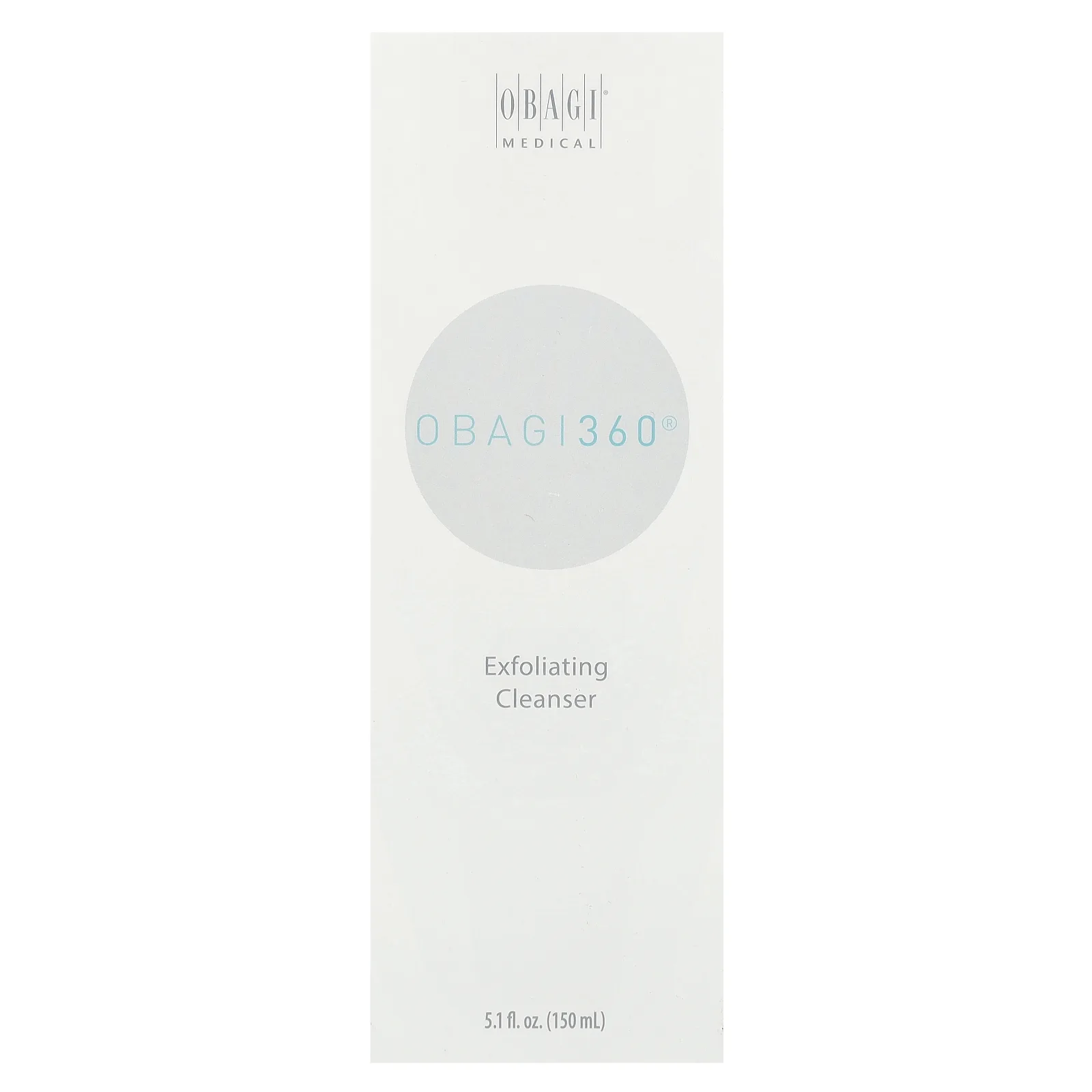 Obagi360®, отшелушивающее очищающее средство, 150 мл (5,1 жидк. Унции)