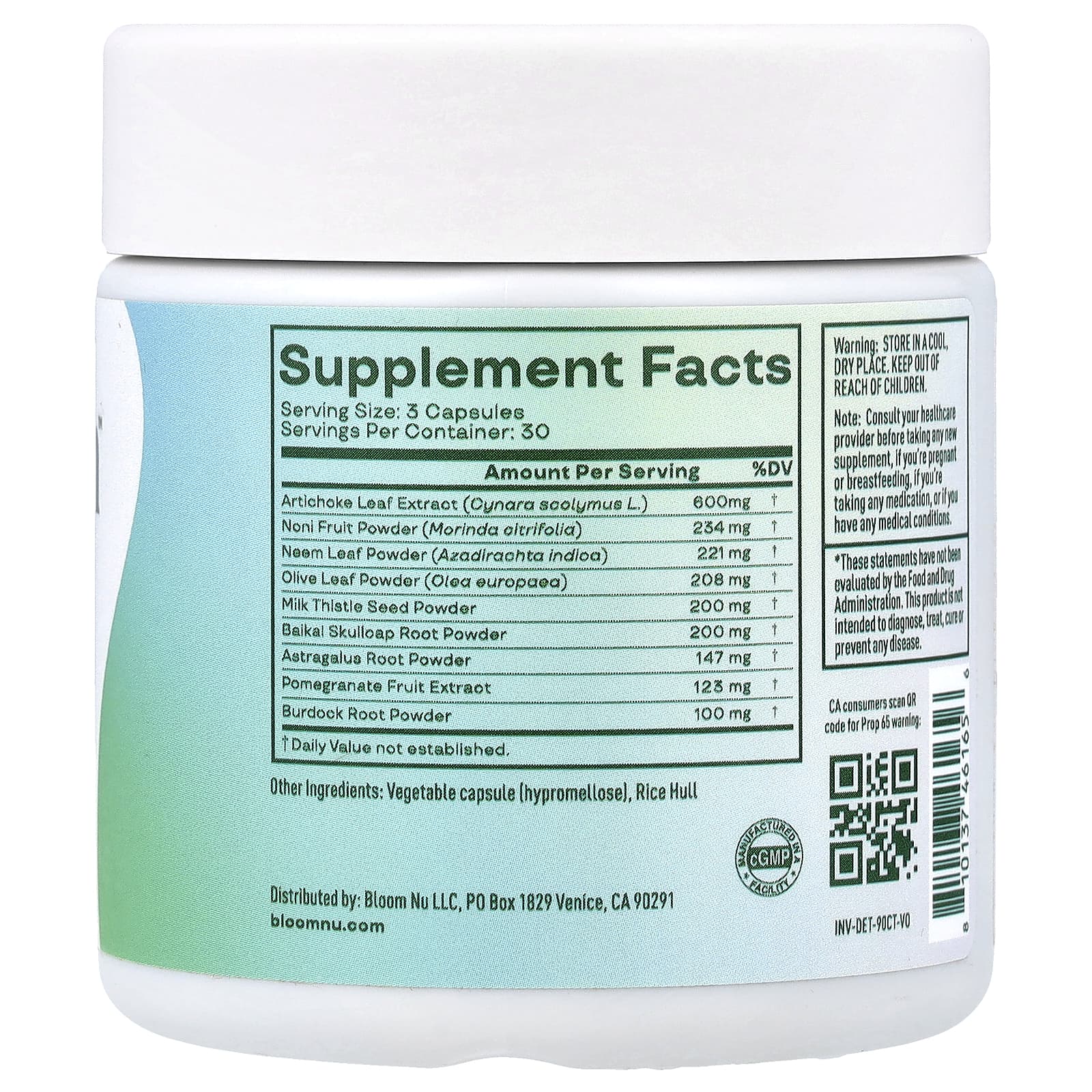 Bloom, Hormone Health, гормональная поддержка, для детоксикации, 90 капсул