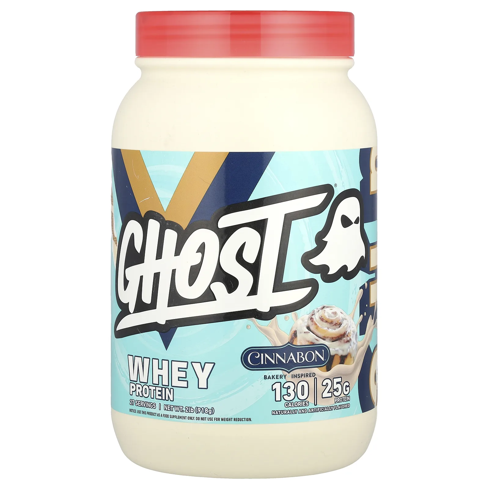 Ghost, Порошок из сывороточного протеина, Cinnabon®, 918 г (2 фунта)