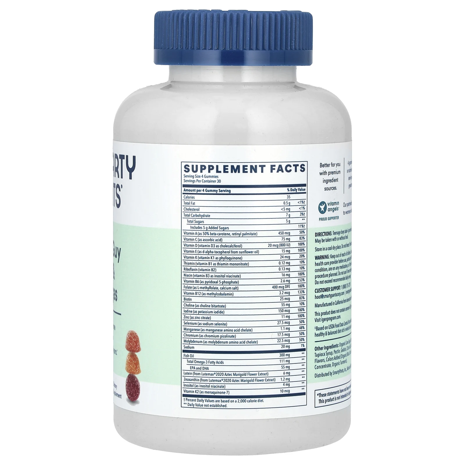 SmartyPants, мультивитамины для мальчиков-подростков, лимон и лайм, вишня, апельсин, 120 жевательных таблеток