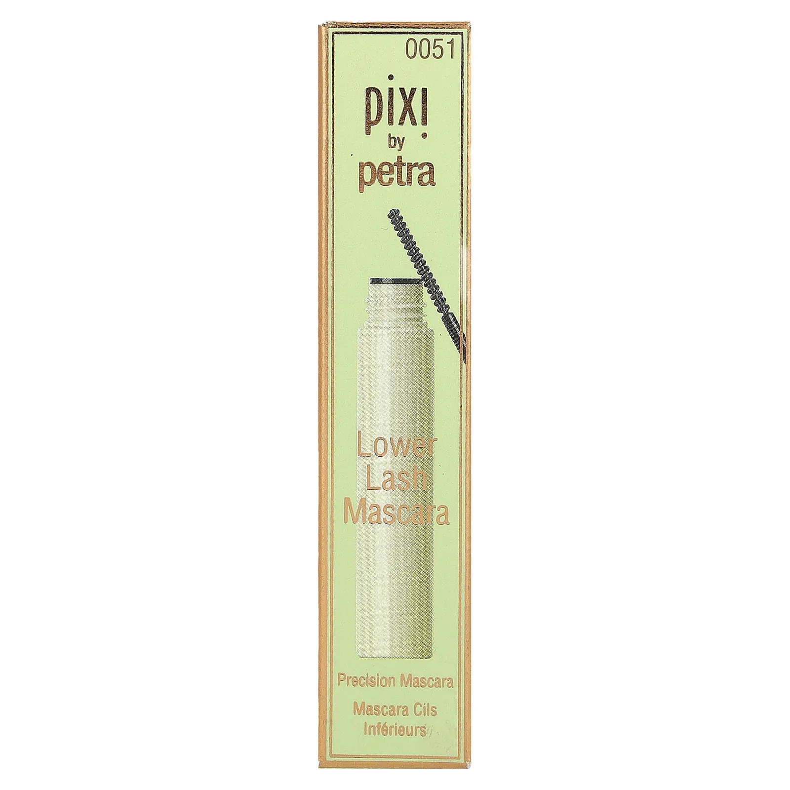 Pixi Beauty, тушь для нижних ресниц, оттенок 0051 черный, 3,2 мл (0,11 жидк. унции)