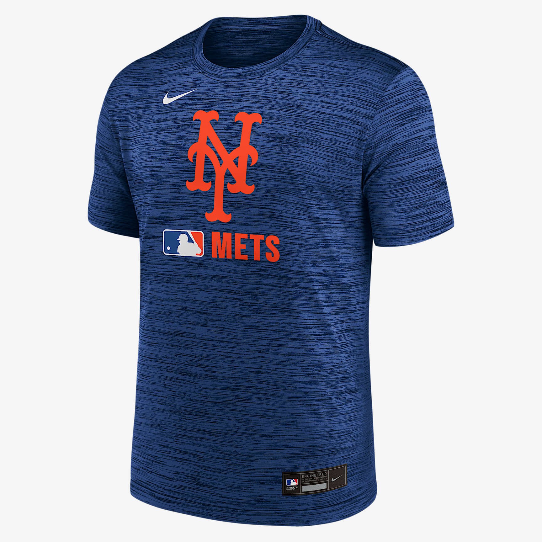 New York Mets Authentic Collection Velocity Men's Nike Dri-FIT MLB T-Shirt