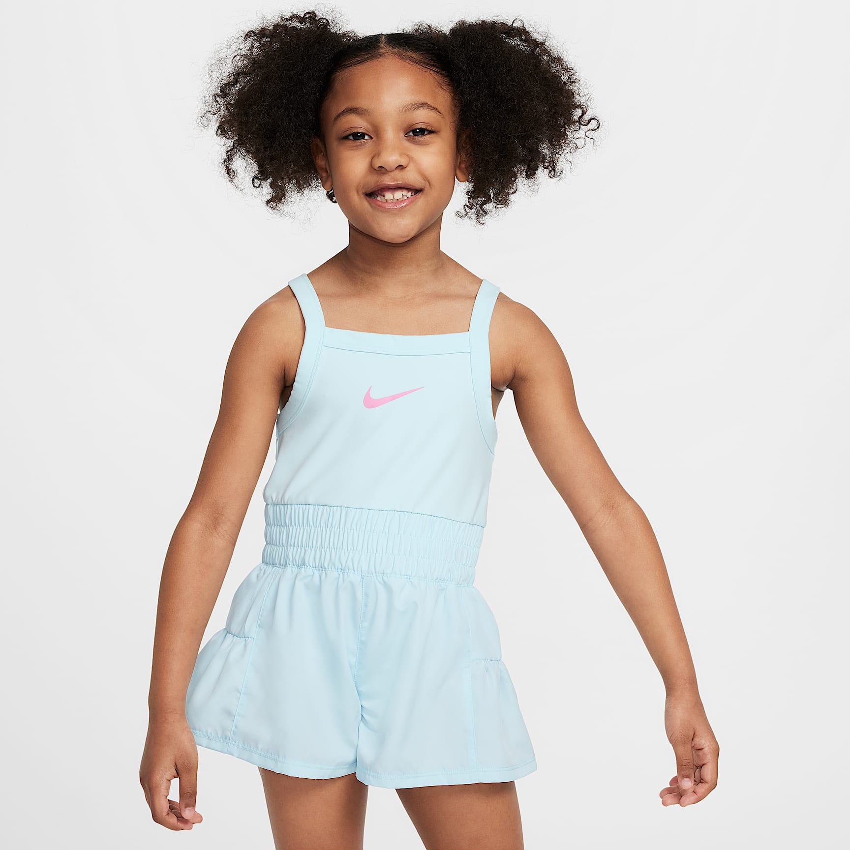 Nike Dri-FIT Sunny Swoosh Little Kids' Runsie Romper