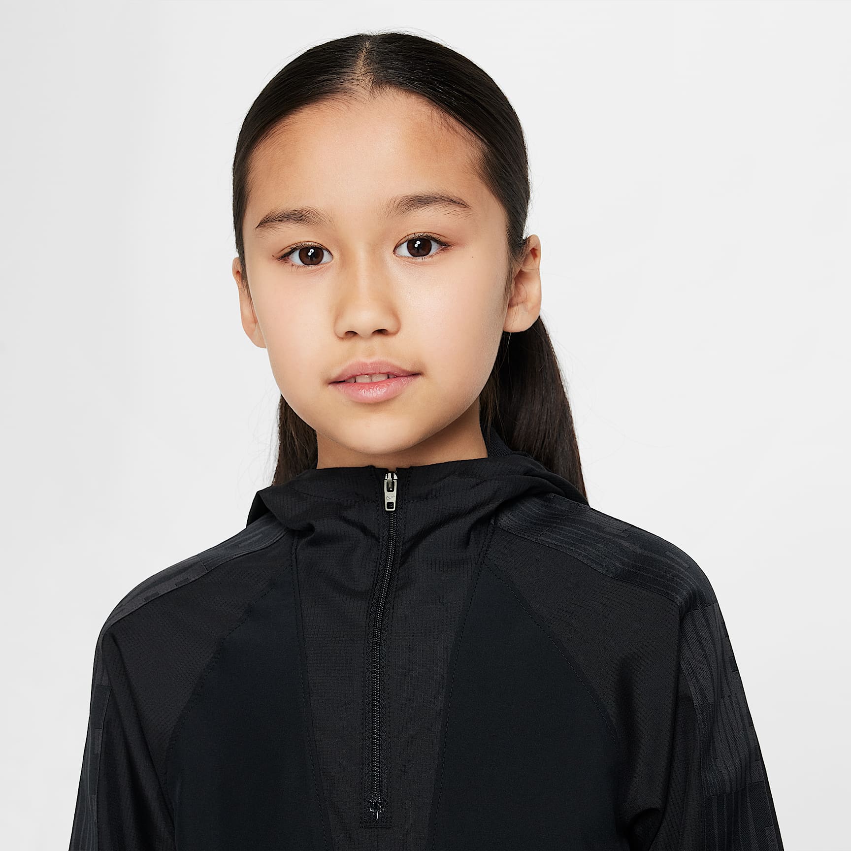Nike Academy Big Kids' 1/2-Zip Hooded Soccer Track Jacket