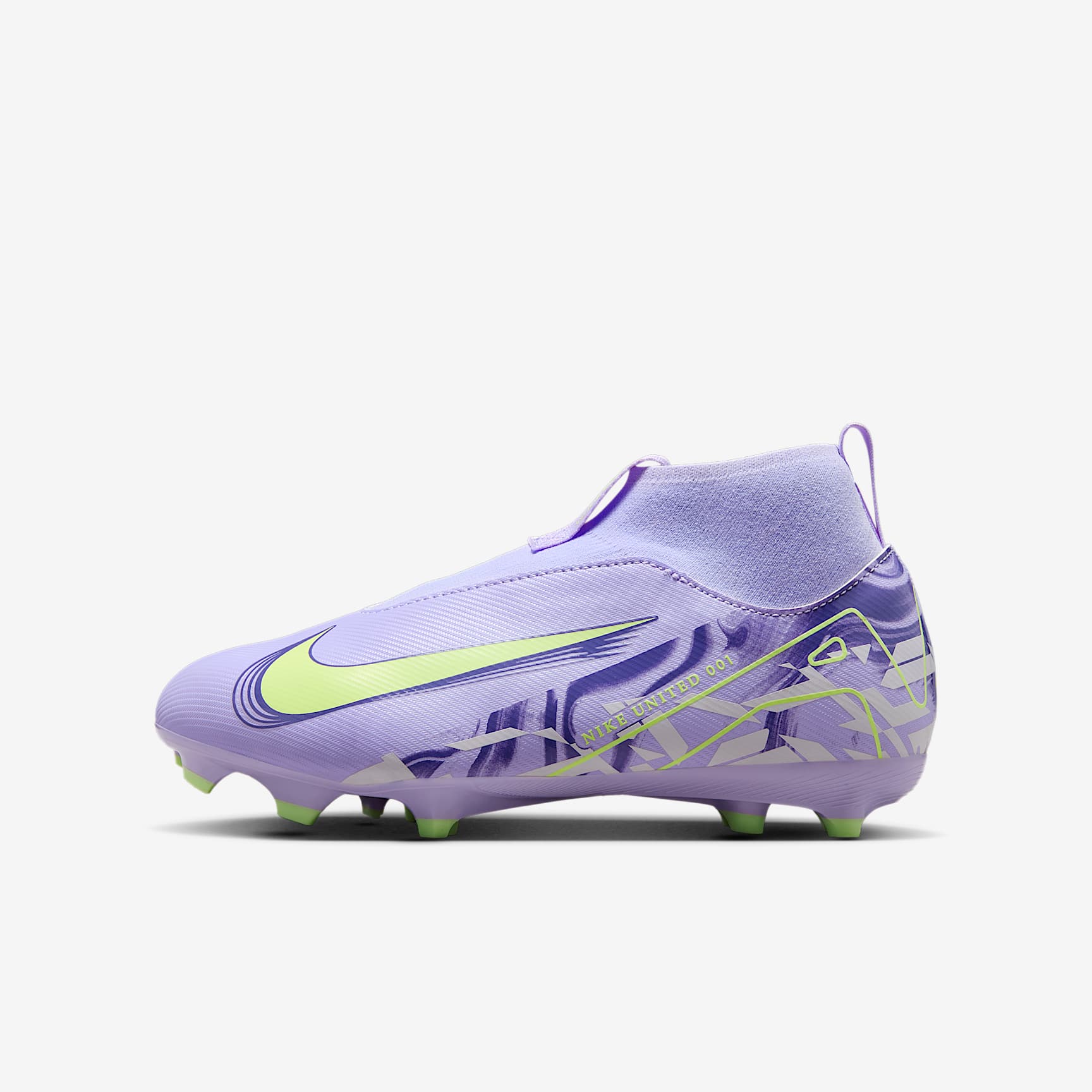 Nike United Jr. Mercurial Superfly 10 Academy Big Kids' MG High-Top Soccer Cleats