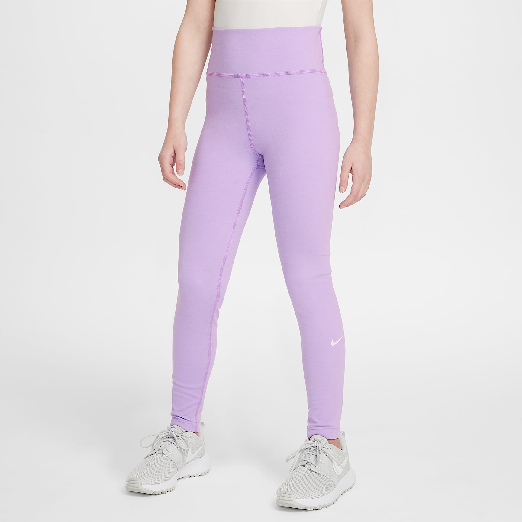 Nike One Big Kids’ (Girls') Dri-FIT High-Waisted Leggings