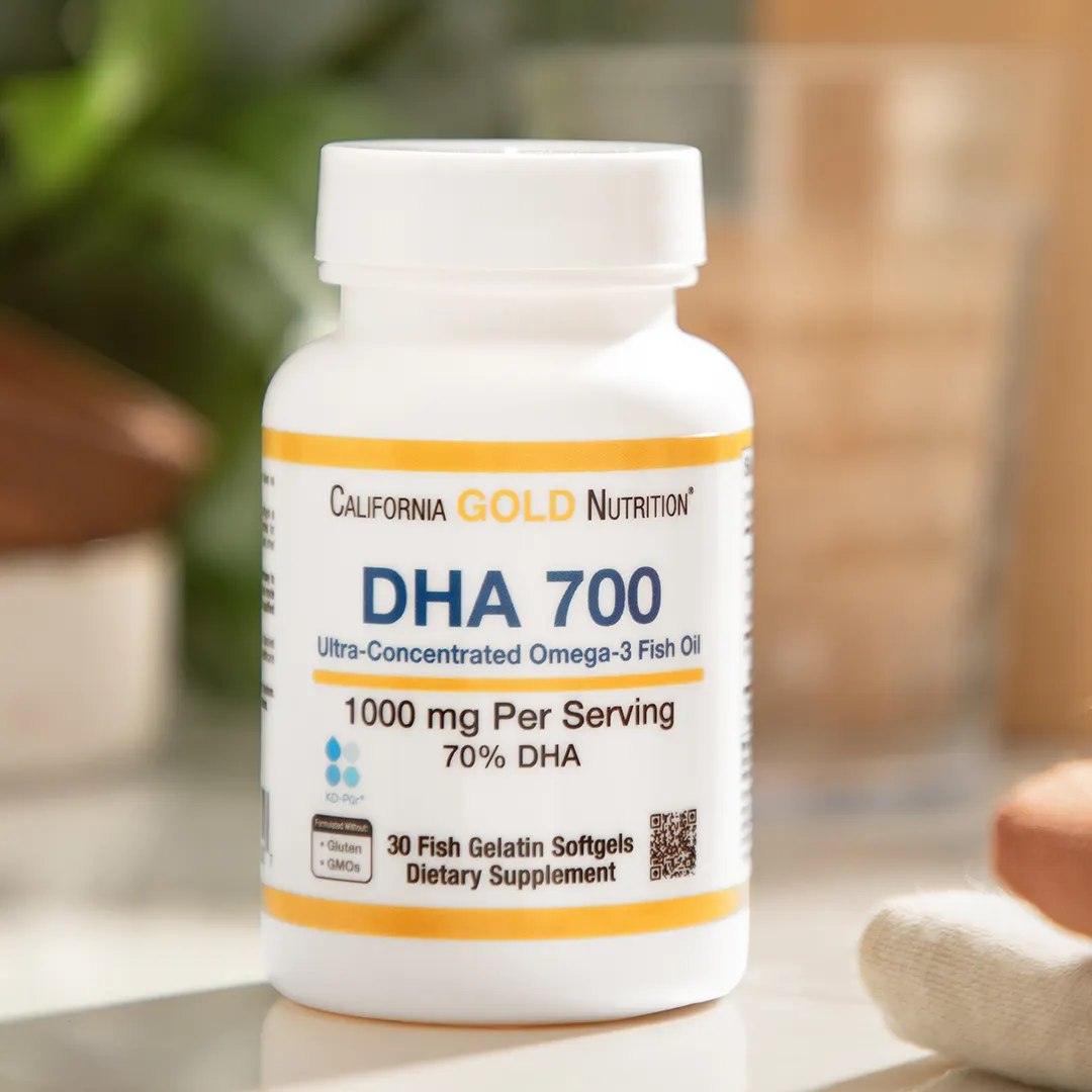 California Gold Nutrition, DHA 700, рыбий жир фармацевтической степени чистоты, 1000 мг, 30 рыбно-желатиновых капсул