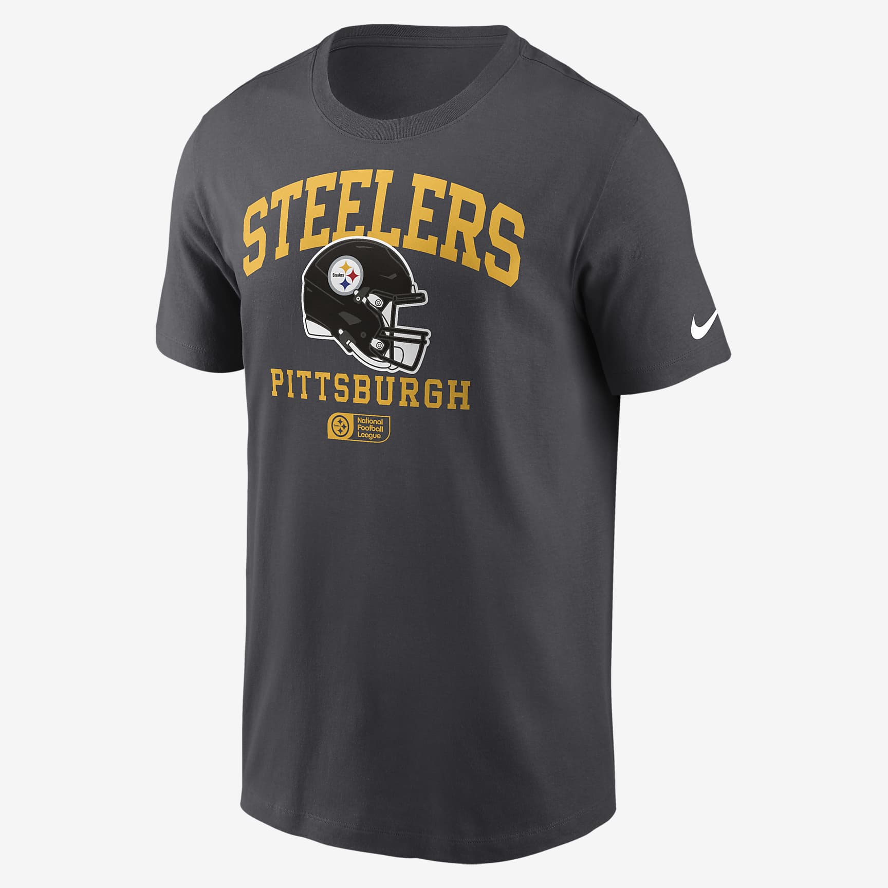 Pittsburgh Steelers Helmet Essential Men's Nike NFL T-Shirt