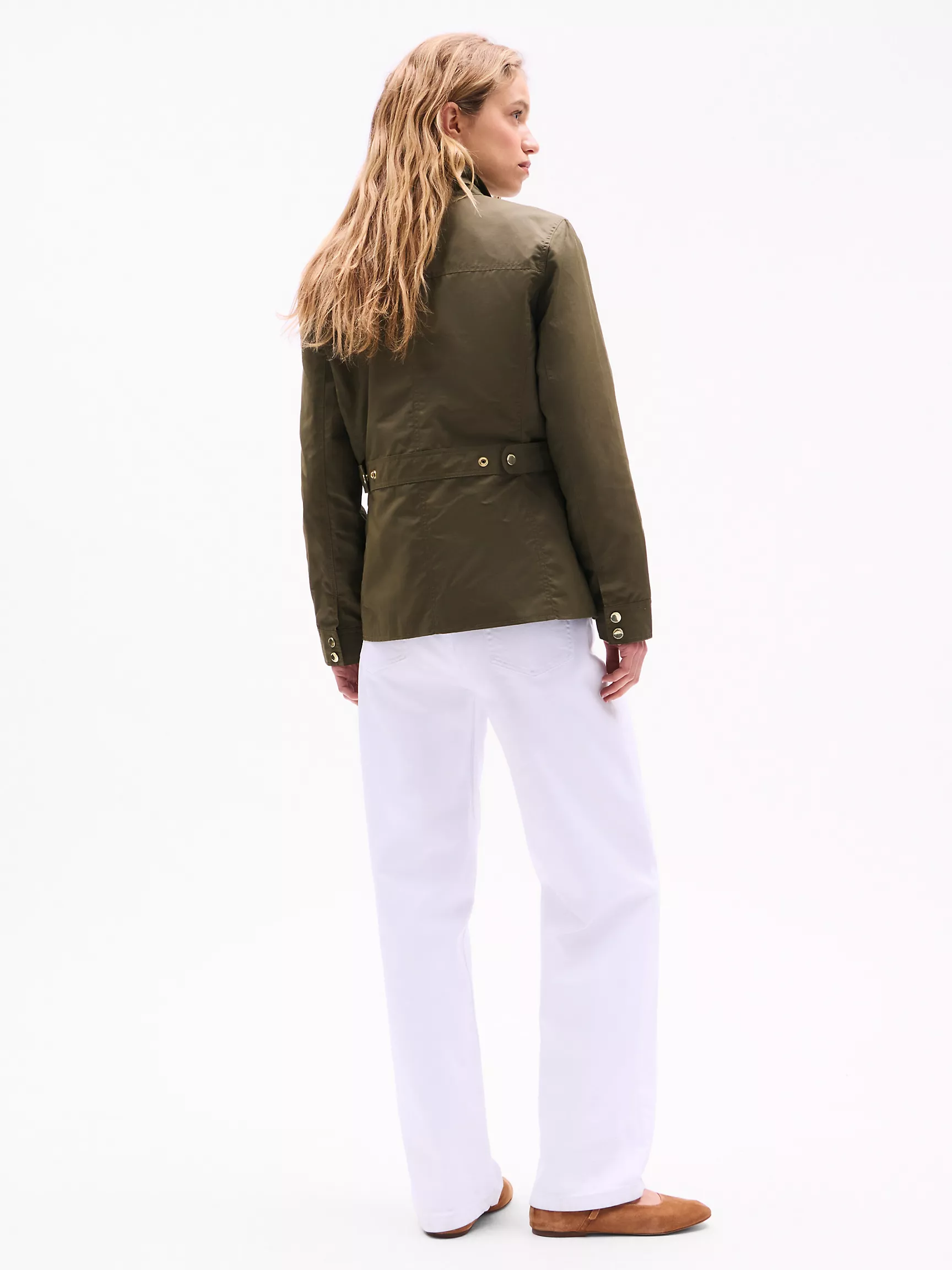 Женская куртка Tommy Hilfiger, Вощёная утилитарная куртка