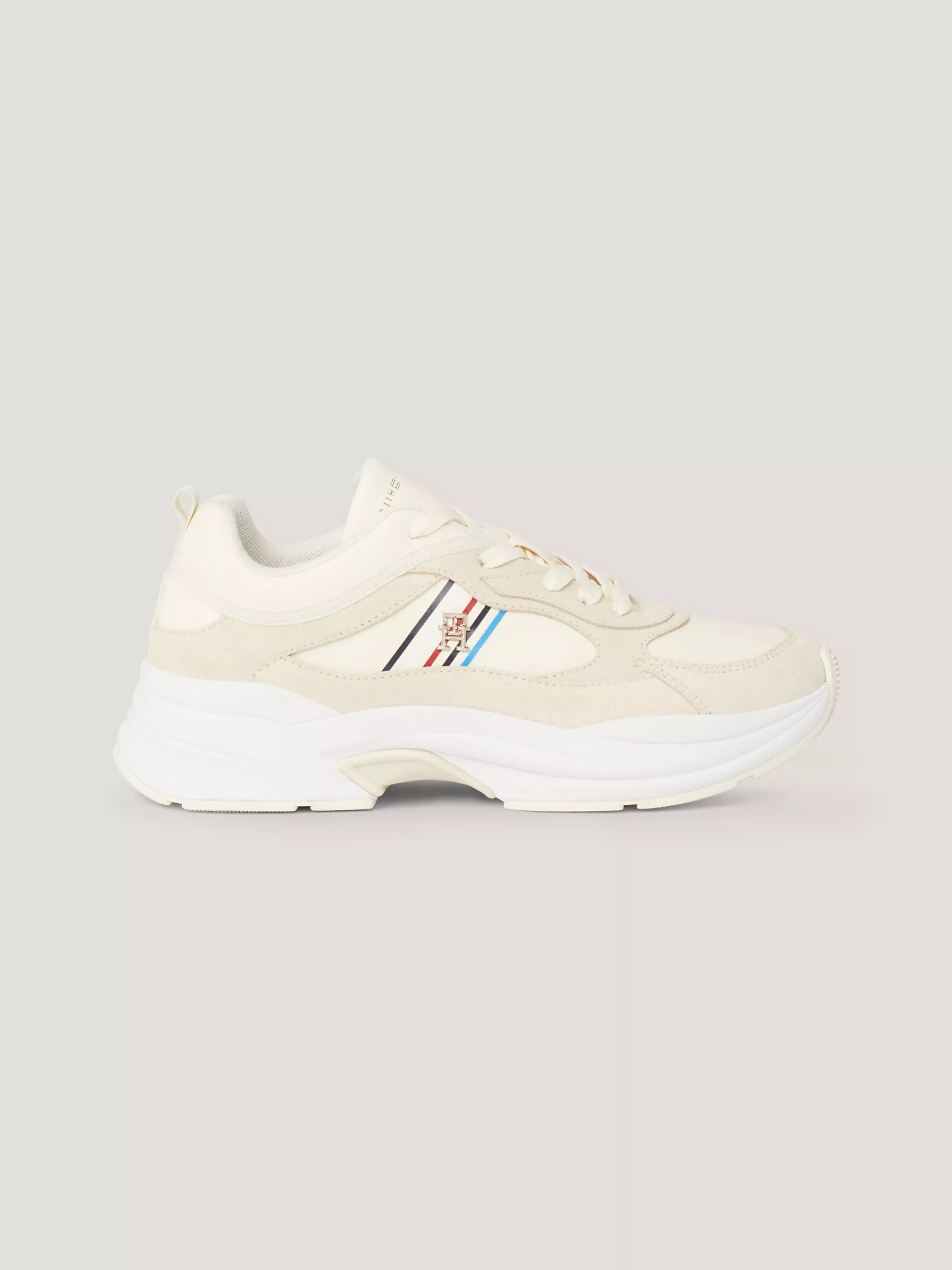 Женские кроссовки Tommy Hilfiger, Полосатые кроссовки на массивной подошве