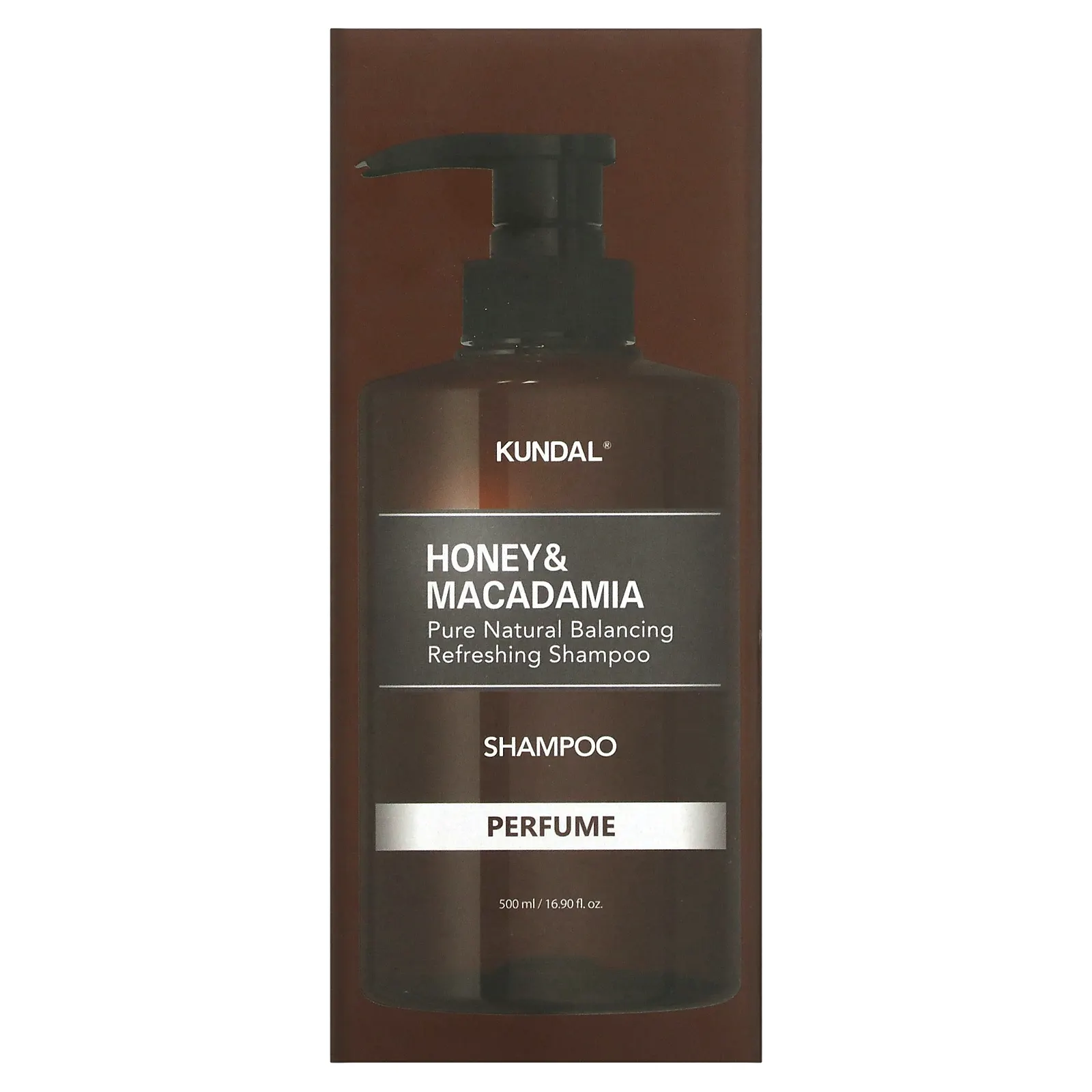 Kundal, мед и макадамия, шампунь, вишневый цвет, 500 мл (16,90 жидк. унции)